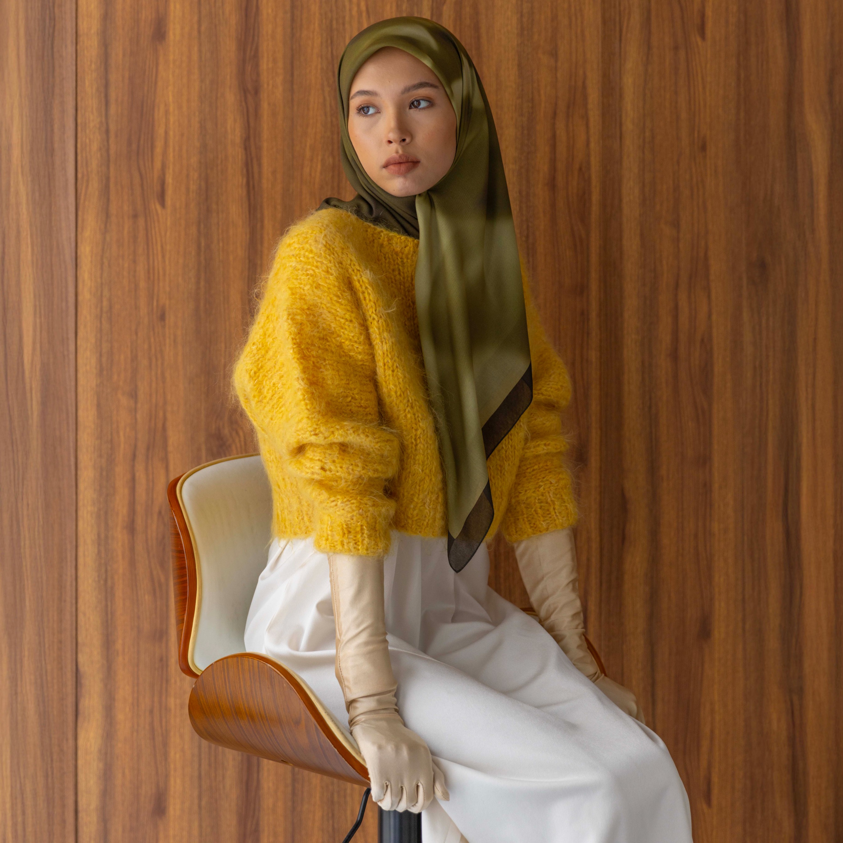 PARTE Fler Scarf - Thyme