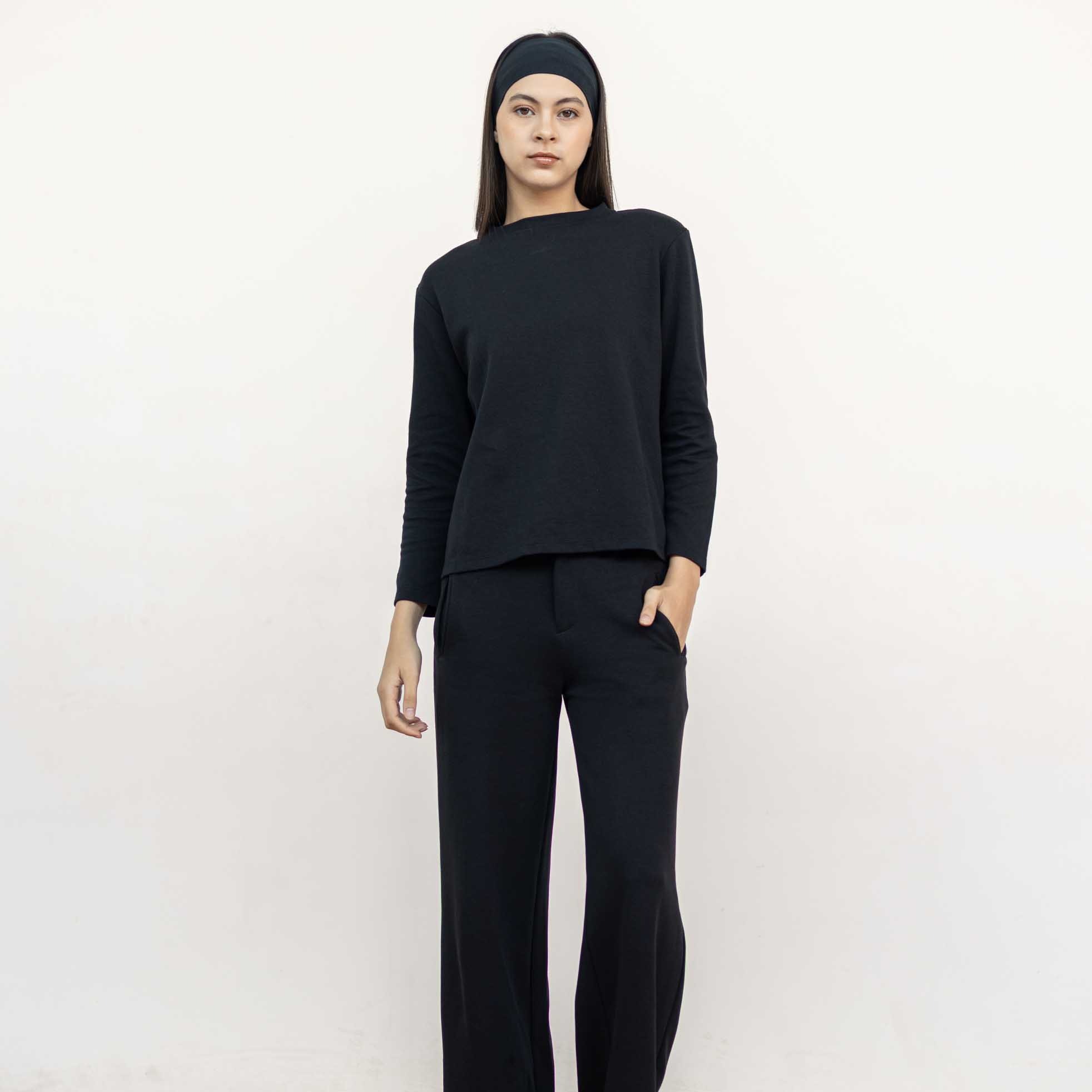 PARTE Cotton Jersey - Ebony