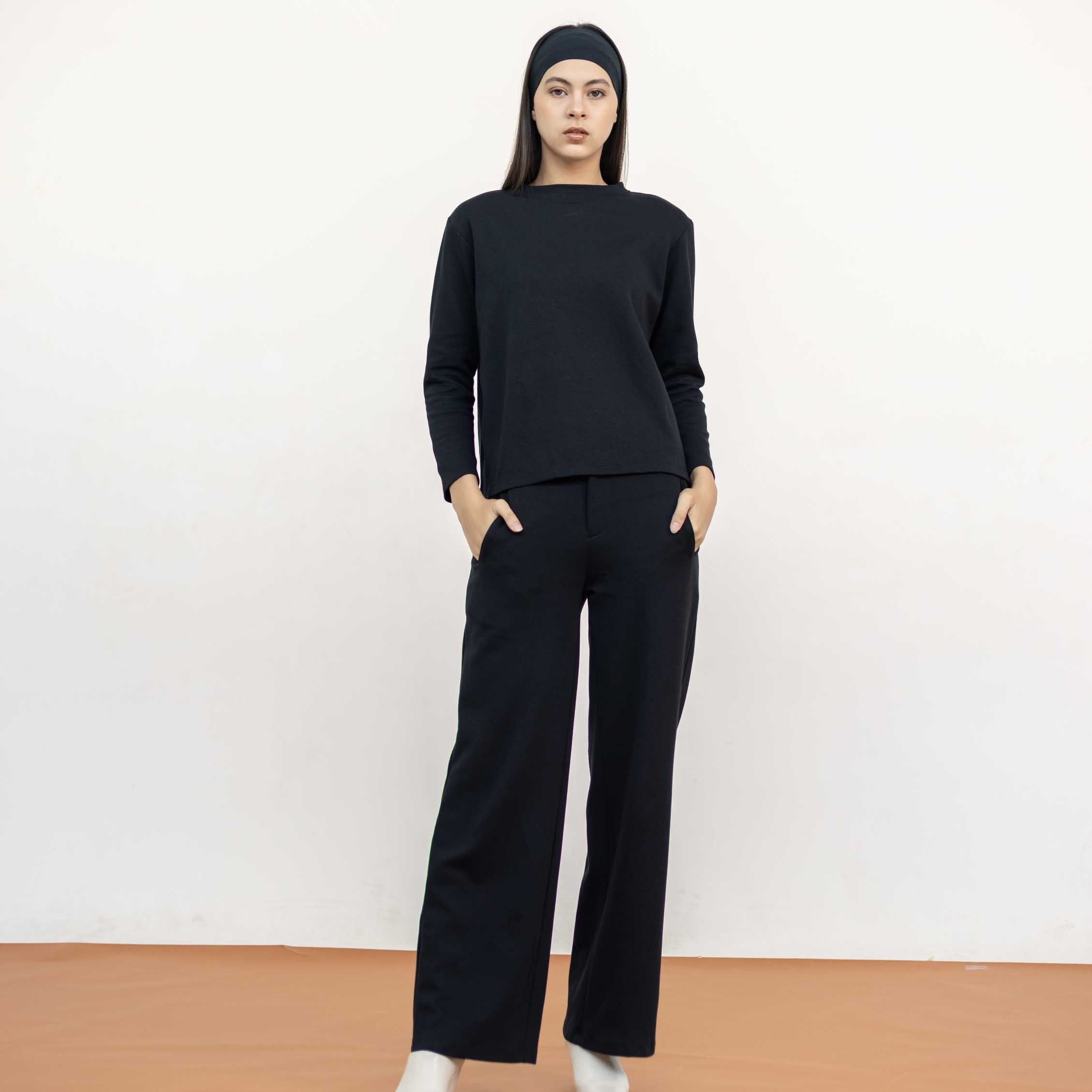 PARTE Cotton Jersey - Ebony