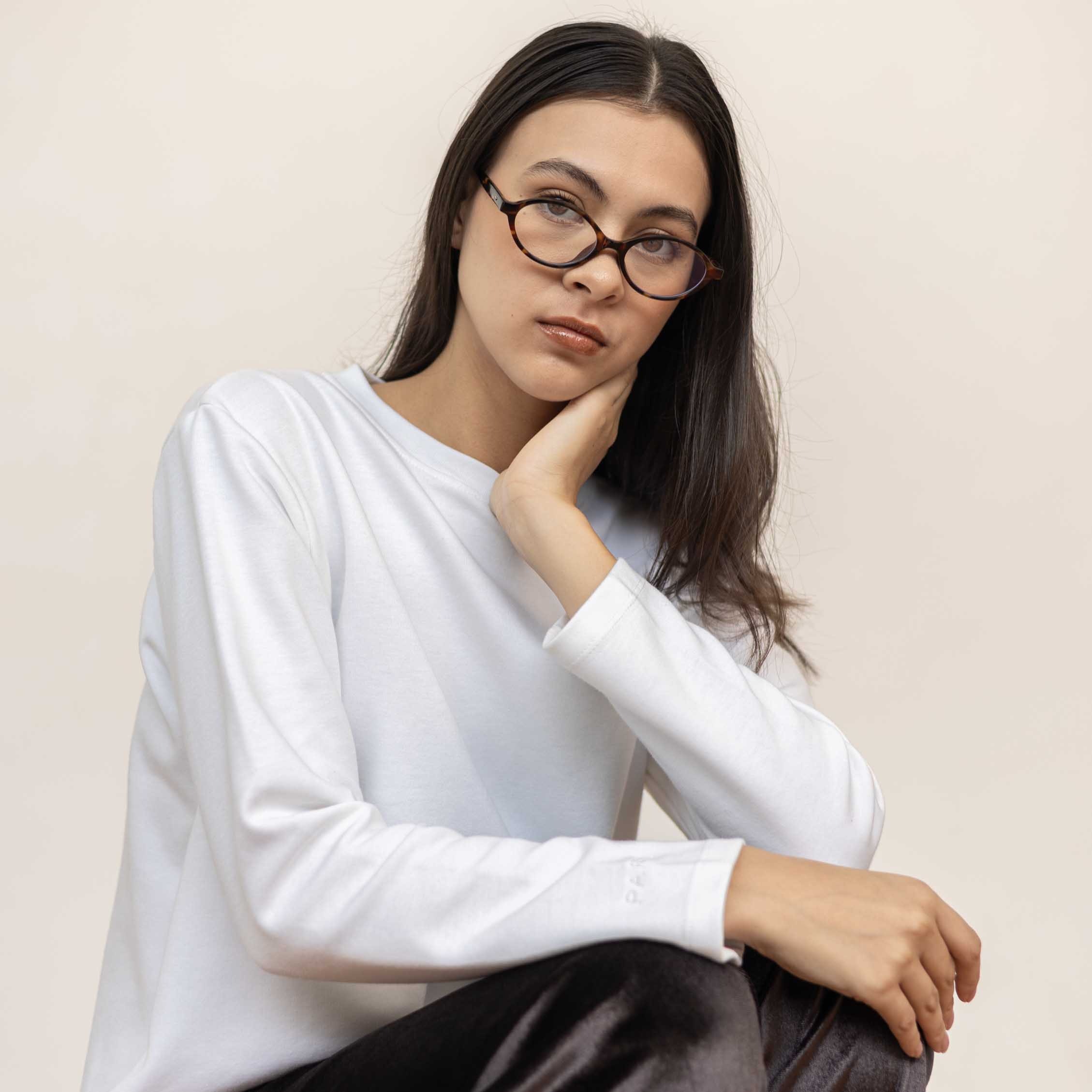 PARTE Cotton Jersey - Porcelain