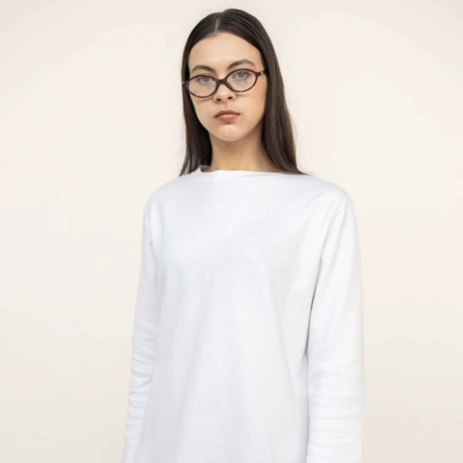 Image of PARTE Cotton Jersey - Porcelain