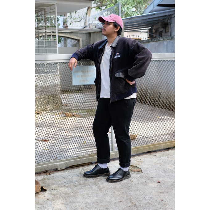 AZCOST - Sepatu Boots Pria Wingtip Black