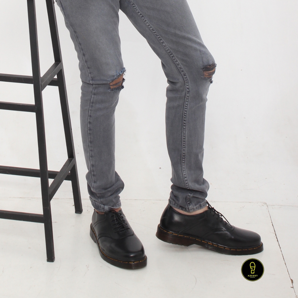 AZCOST - Sepatu Boots Pria Edward Black