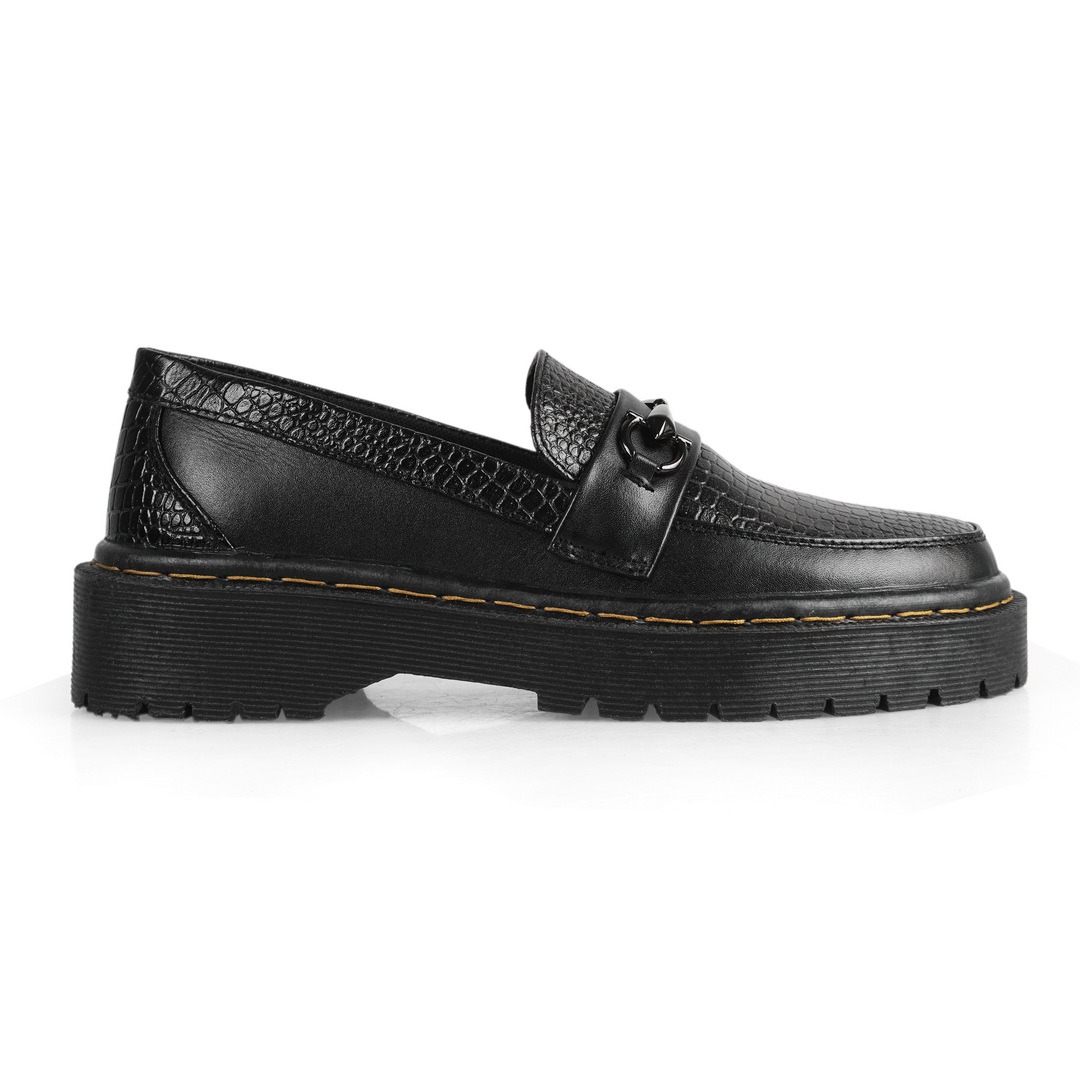 AZCOST Loafer Croco Sepatu Pria Kulit Asli