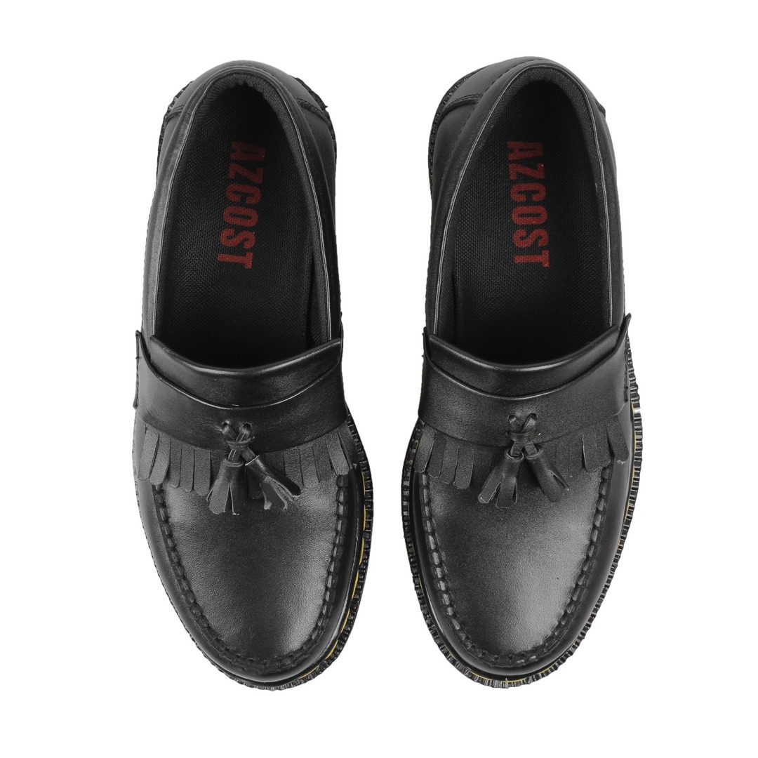 AZCOST - Sepatu Boots Loafer Pria Kulit Asli
