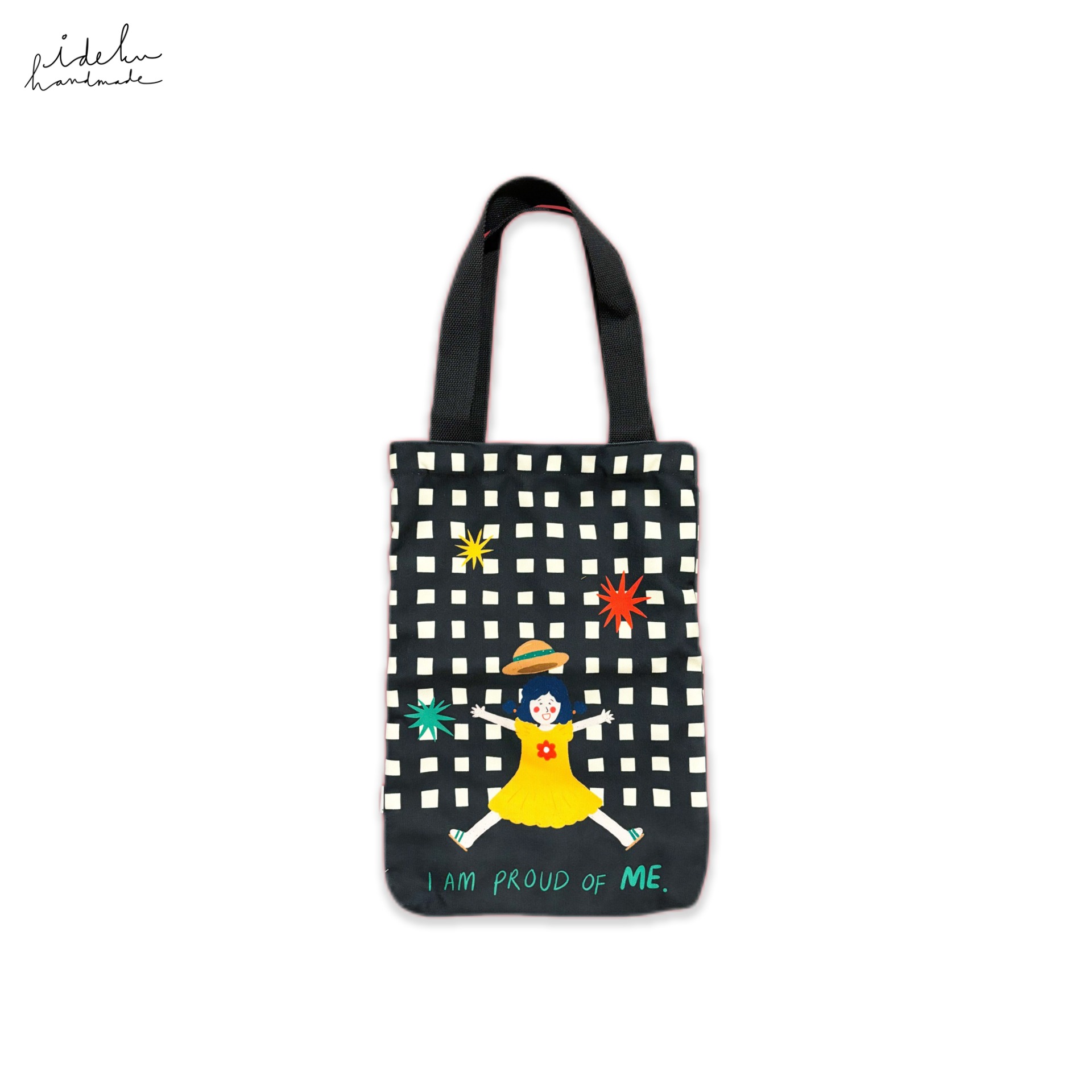 Fancy Faces Black Campus Bag