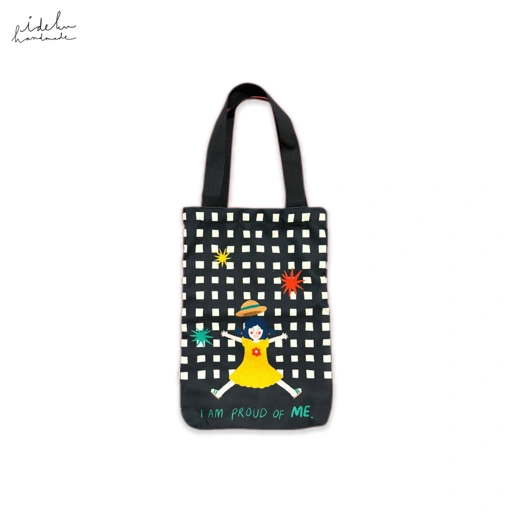 Image of Fancy Faces Black Campus Bag