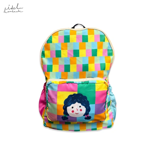 Image of Party Faces 2.0 Foldable Backpack