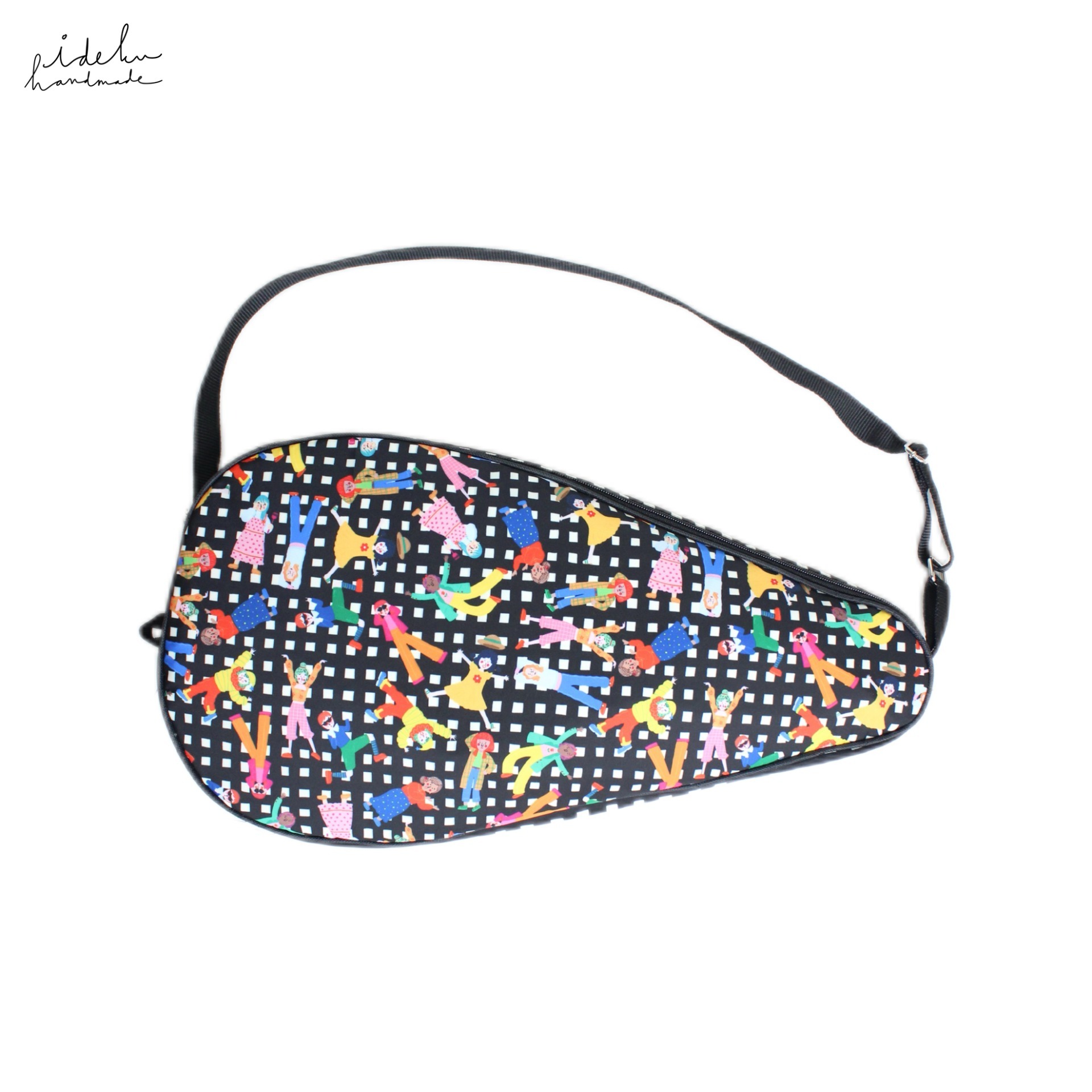 Fancy Faces Black Padel Bag 2.0