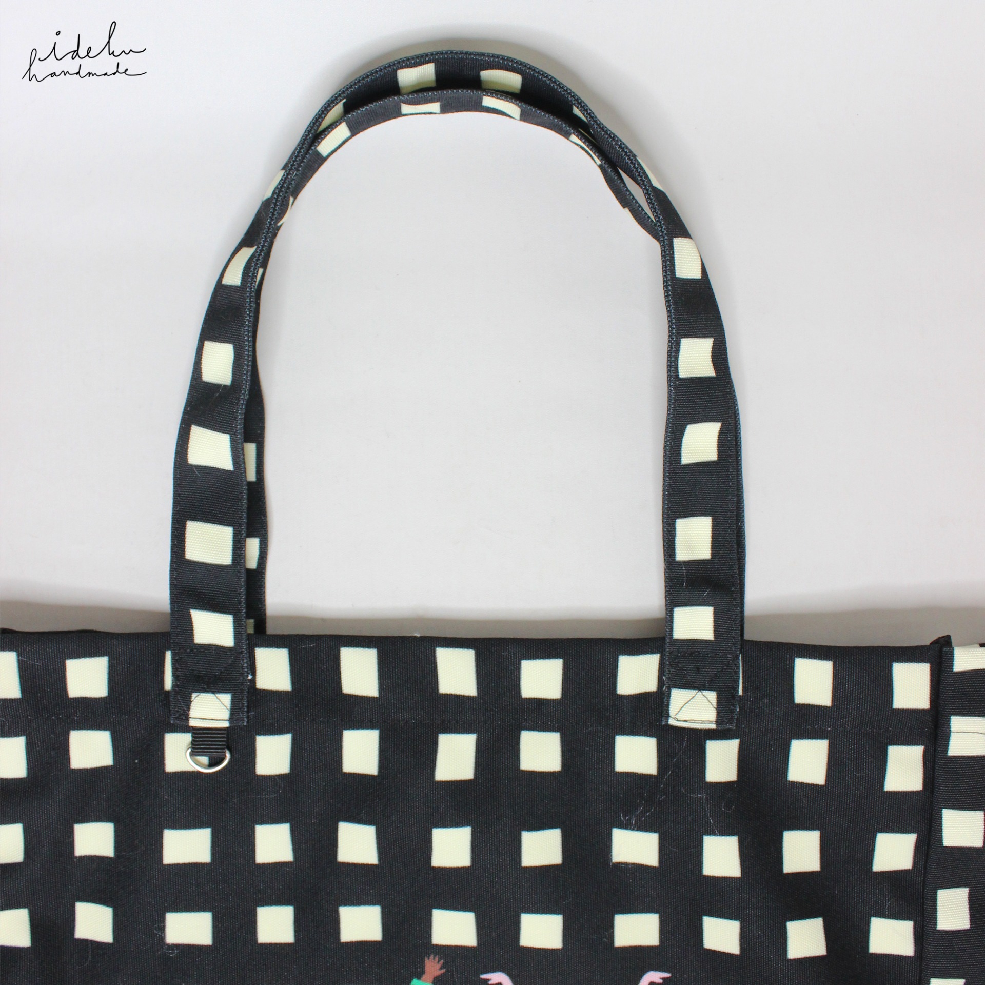 Fancy Faces Black Bag