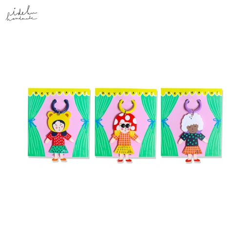 Image of Cheeky Faces Keychain