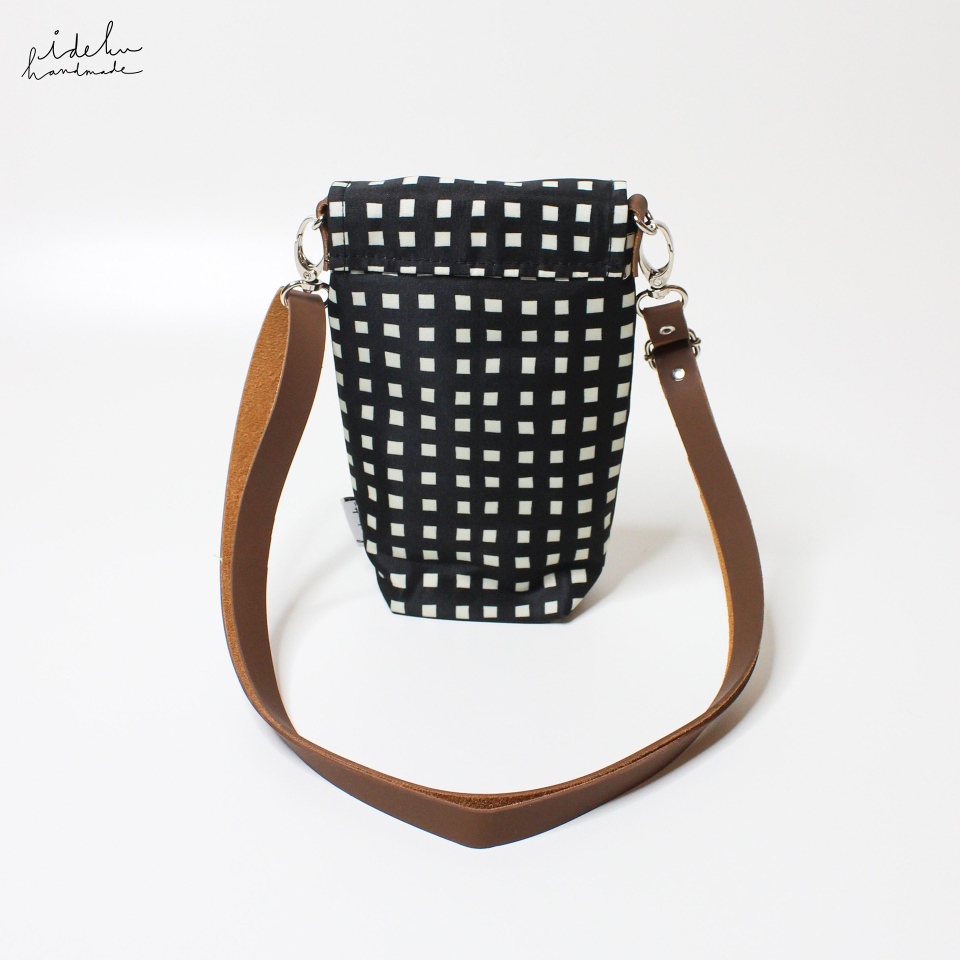 Fancy Faces Black Sling Pouch