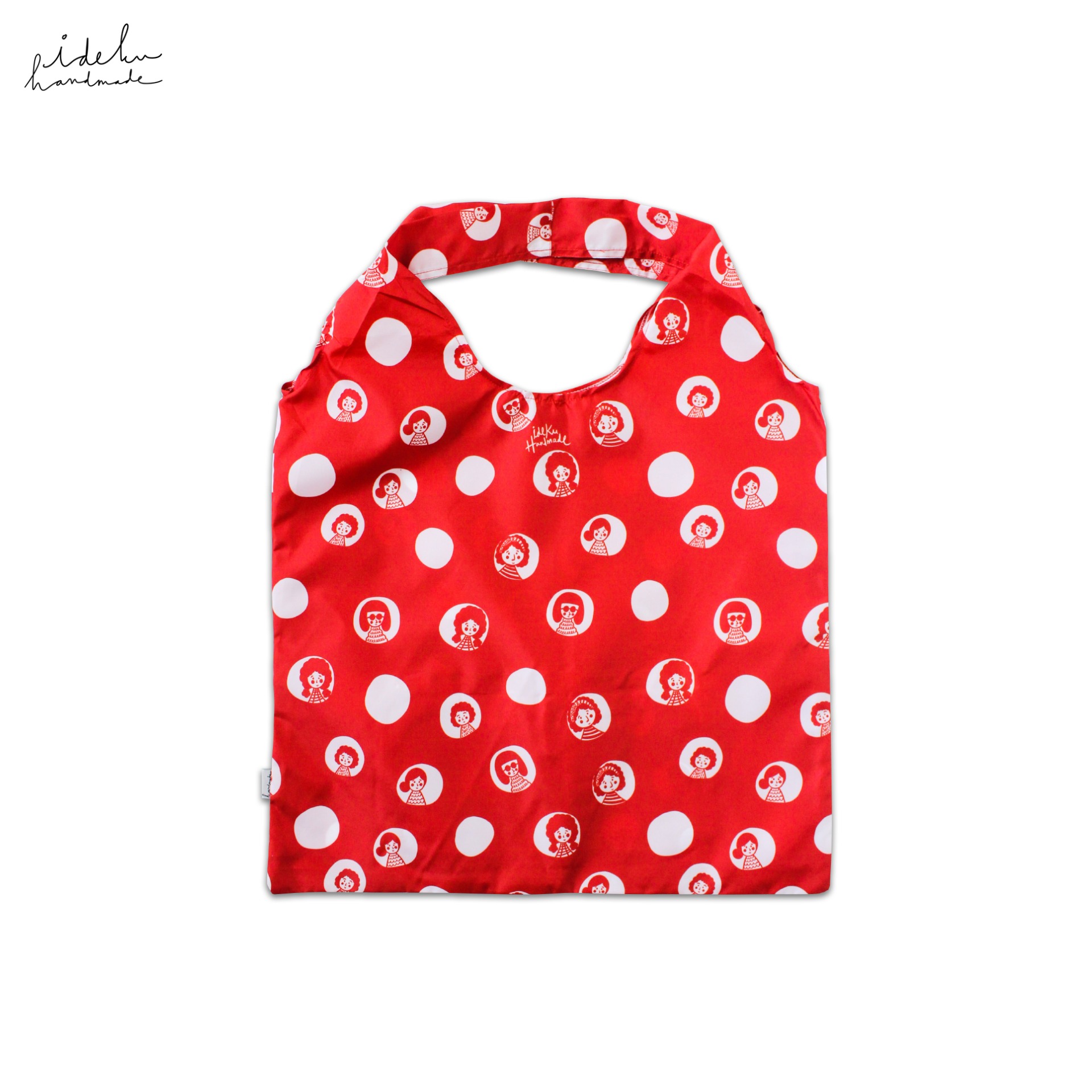 Cherry Dots Shopping Bag