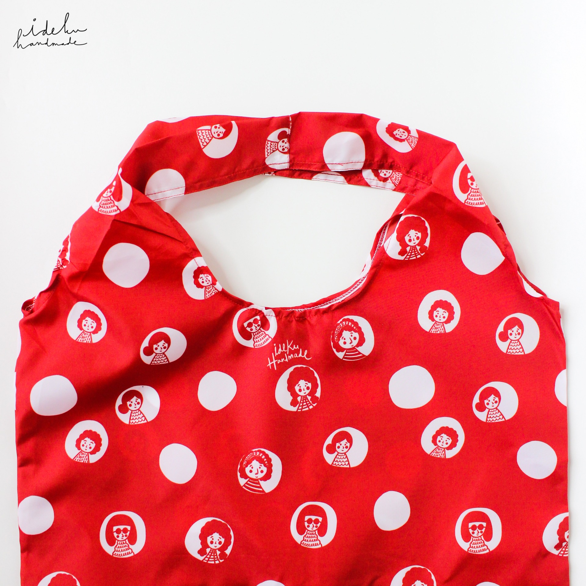 Cherry Dots Shopping Bag