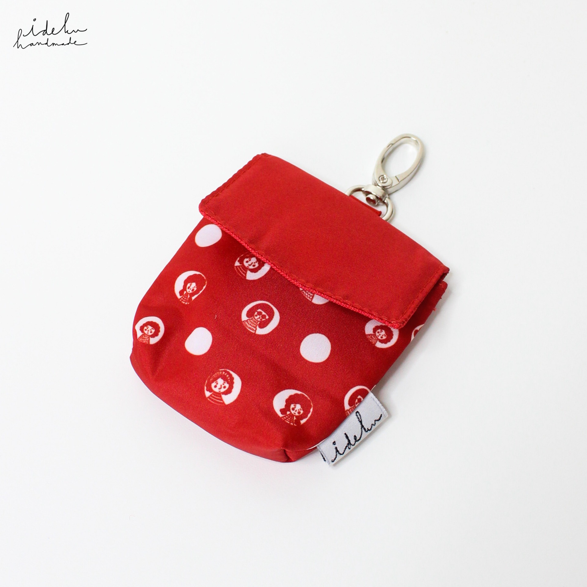 Cherry Dots Earbuds Pouch