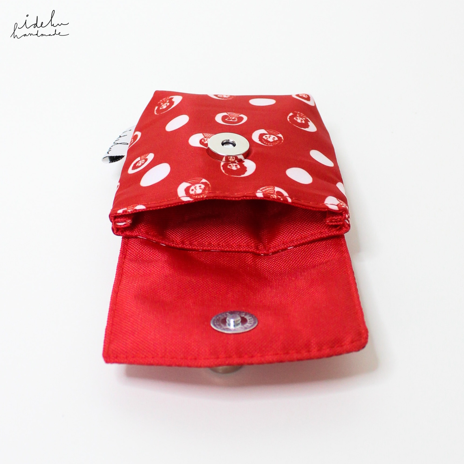 Cherry Dots Earbuds Pouch