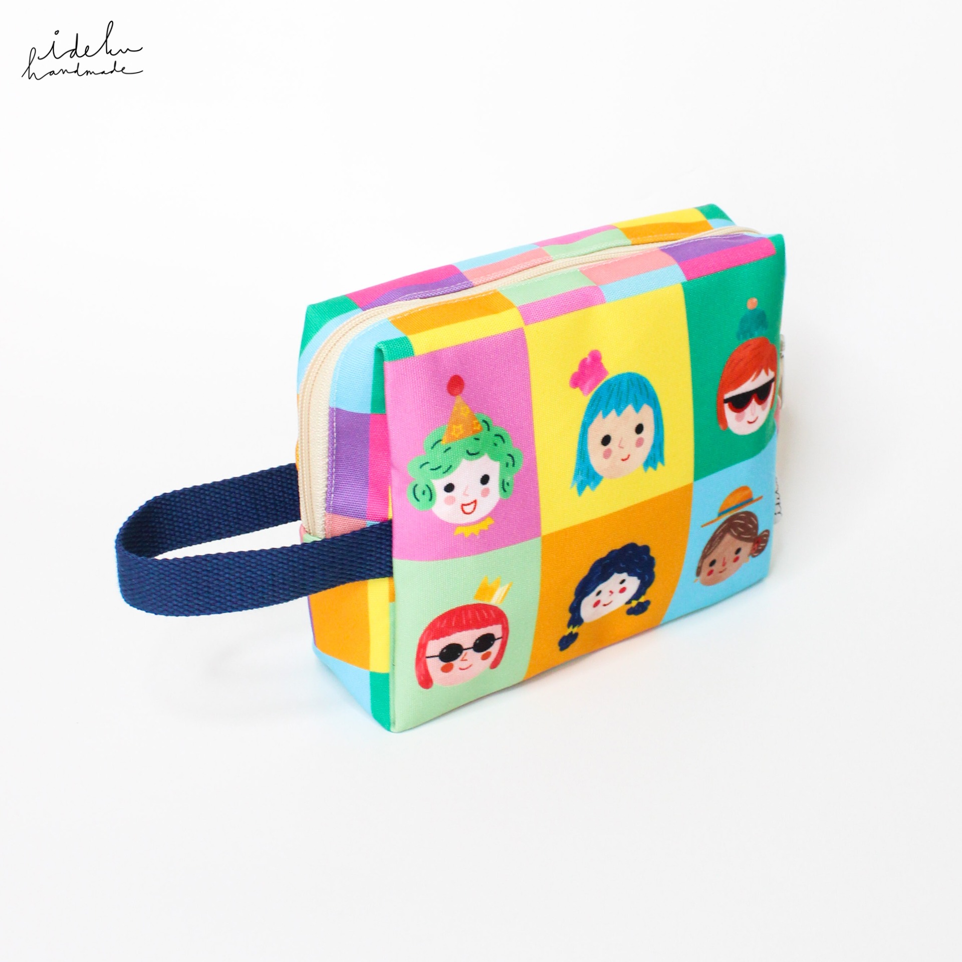 Party Faces 2.0 Square Pouch