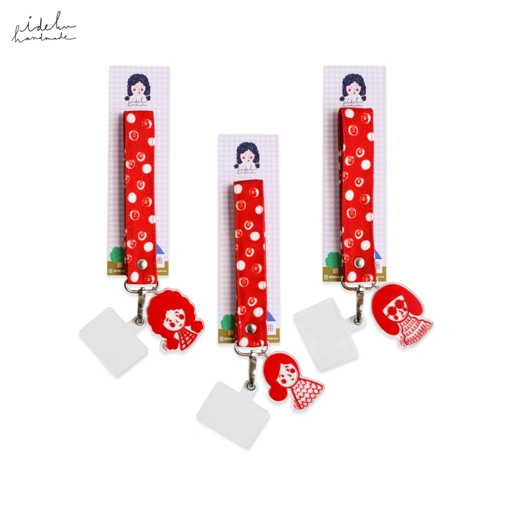 Cherry Dots Phone Strap