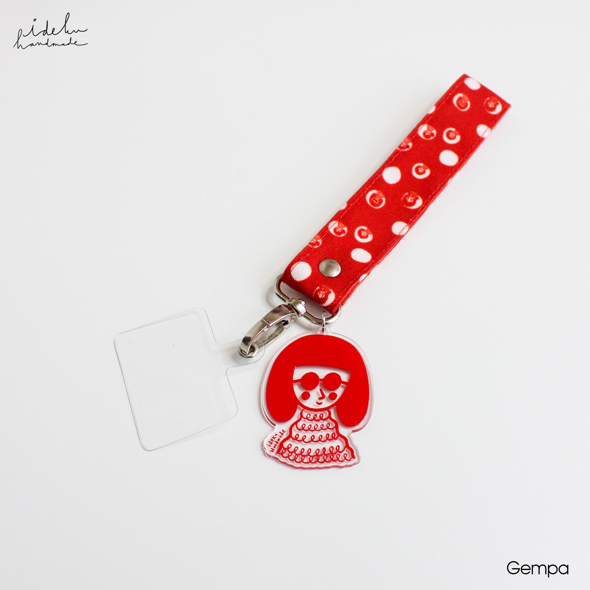 Cherry Dots Phone Strap