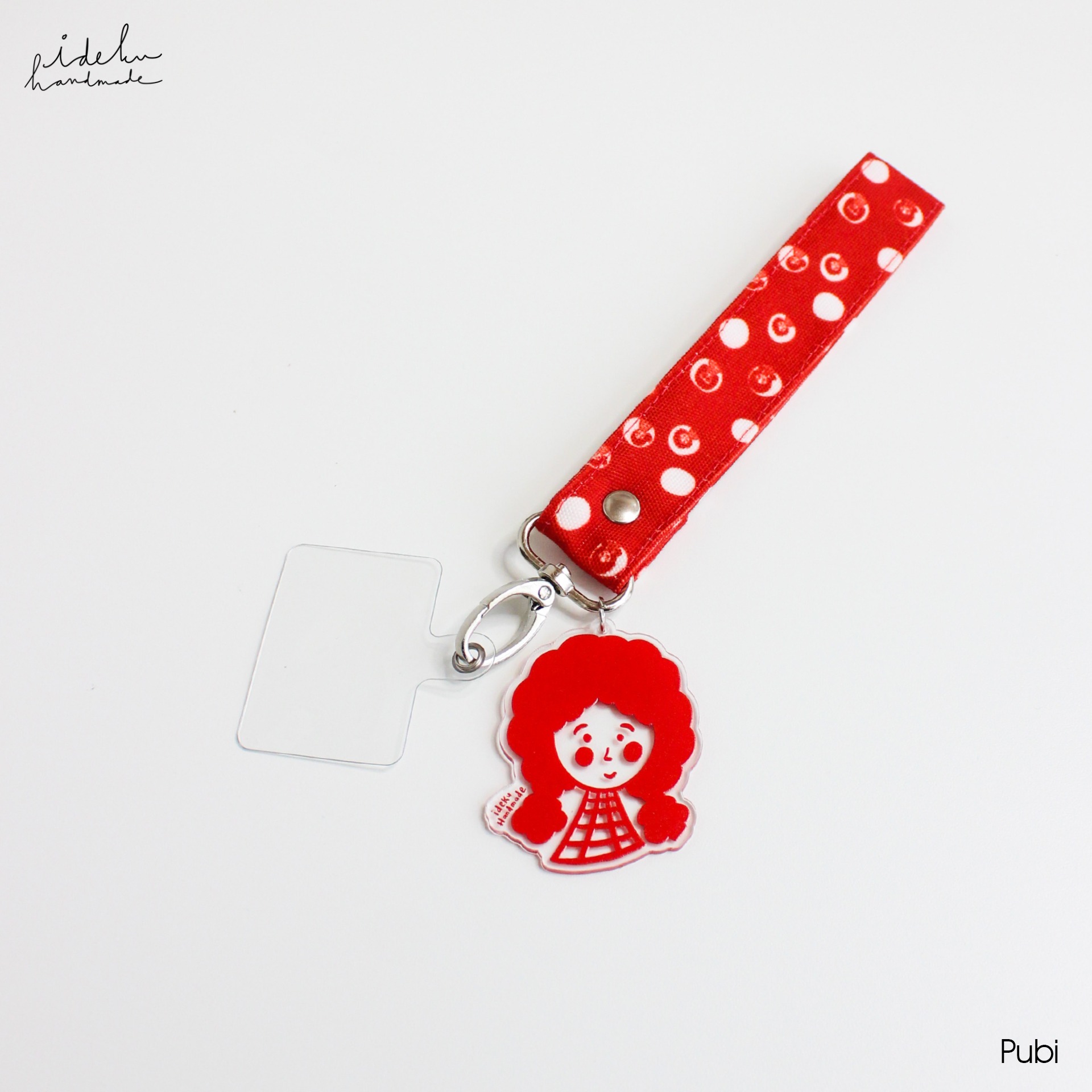 Cherry Dots Phone Strap