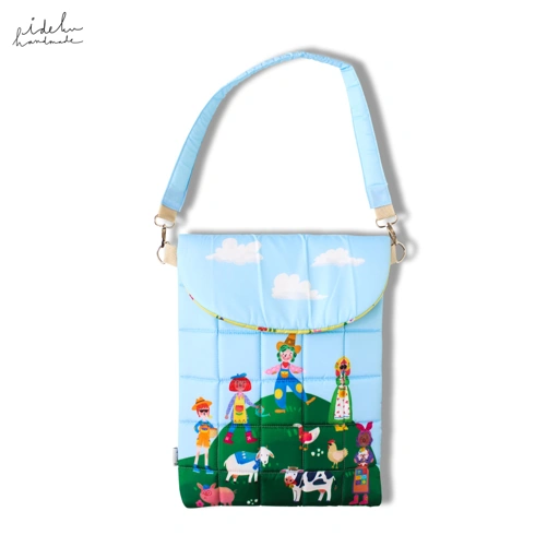 Faces Farm Laptop Sleeve
