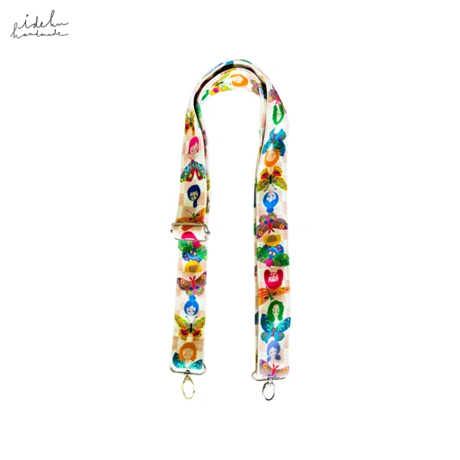 Image of Butterfly Faces Bag Strap