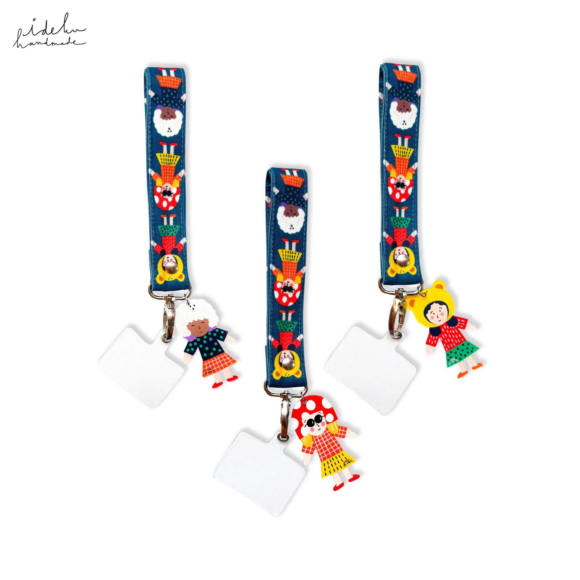 Cheeky Faces Phone Strap
