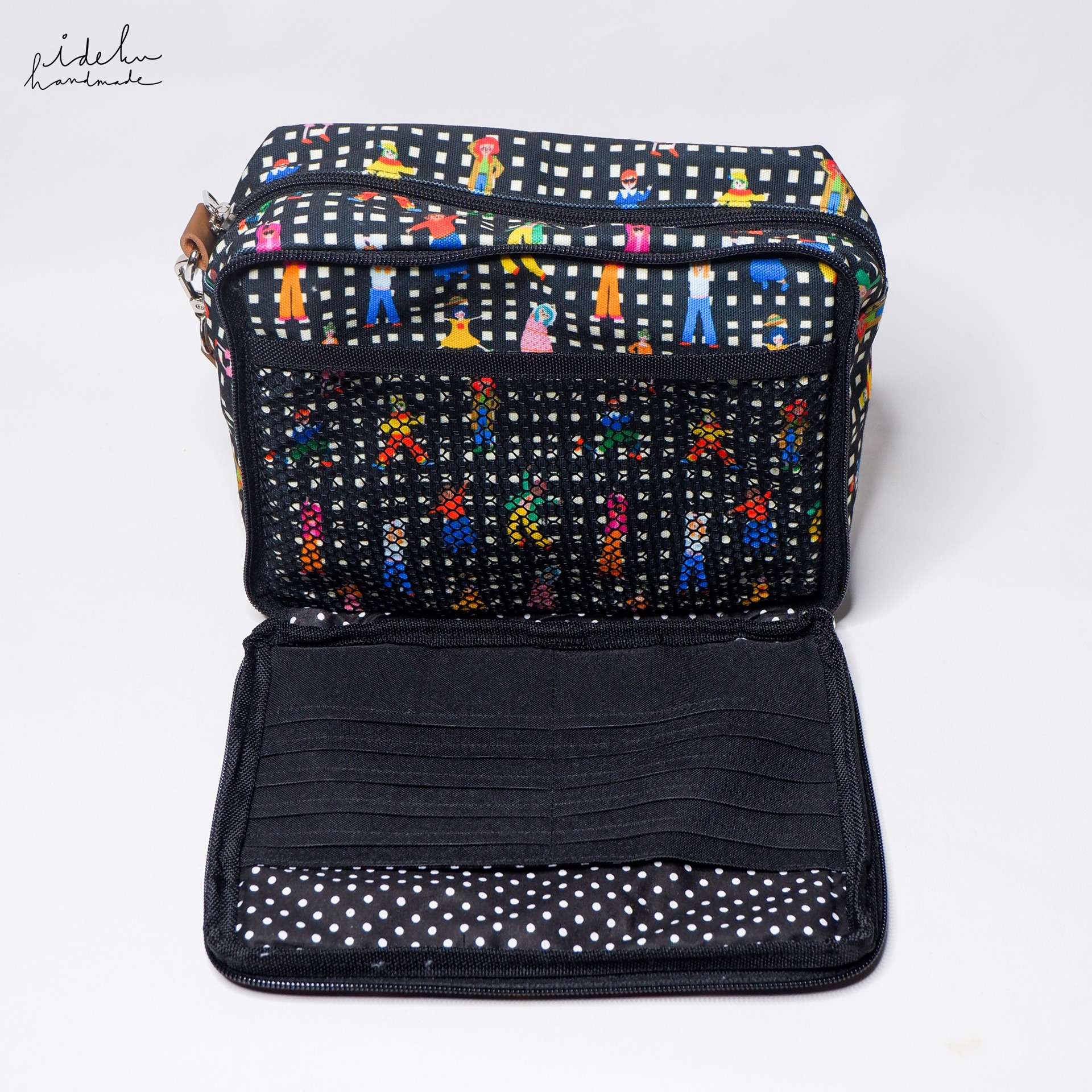 Fancy Faces Black 5 in 1 Pouch