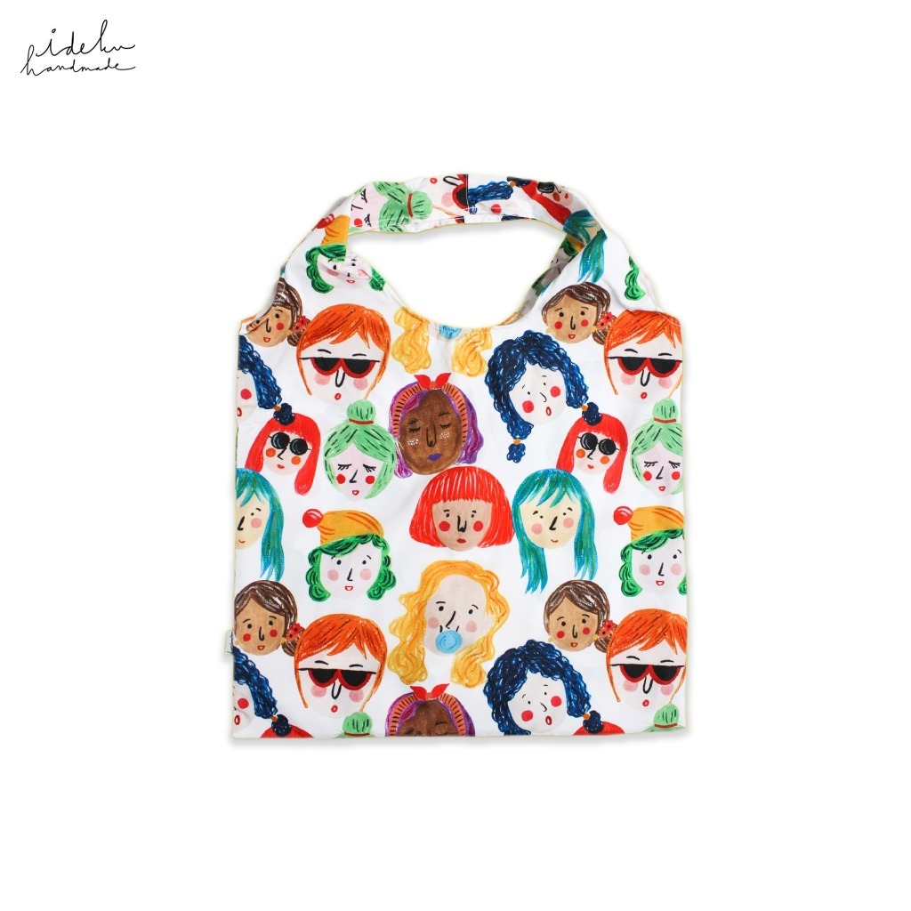 Classic Faces Shopping Bag