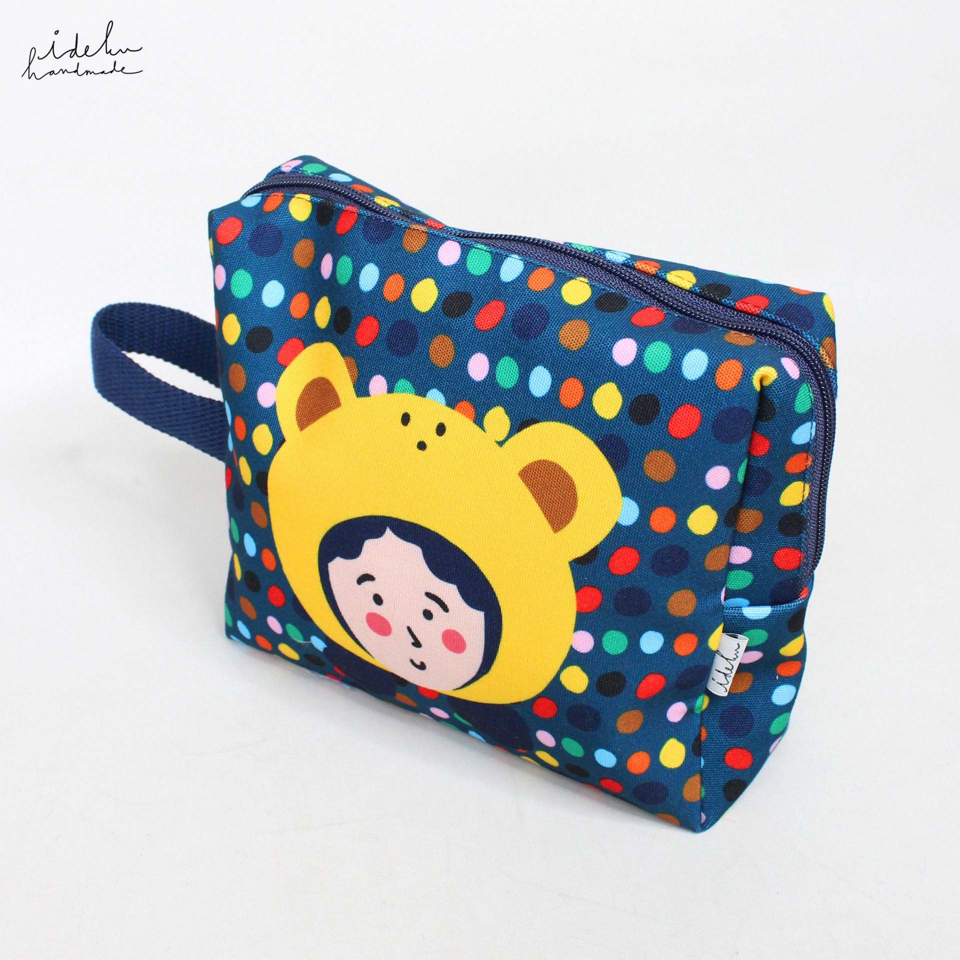 Cheeky Faces Square Pouch