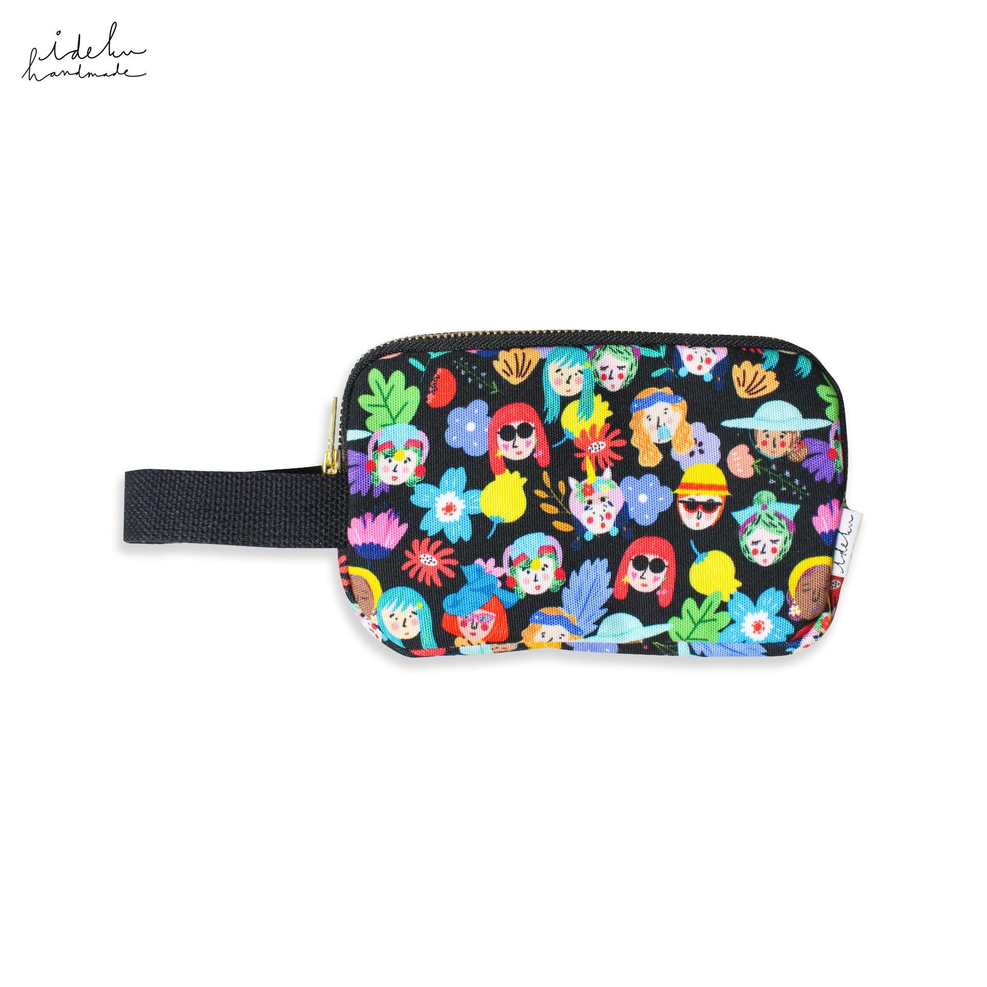 Black Faces HP Pouch