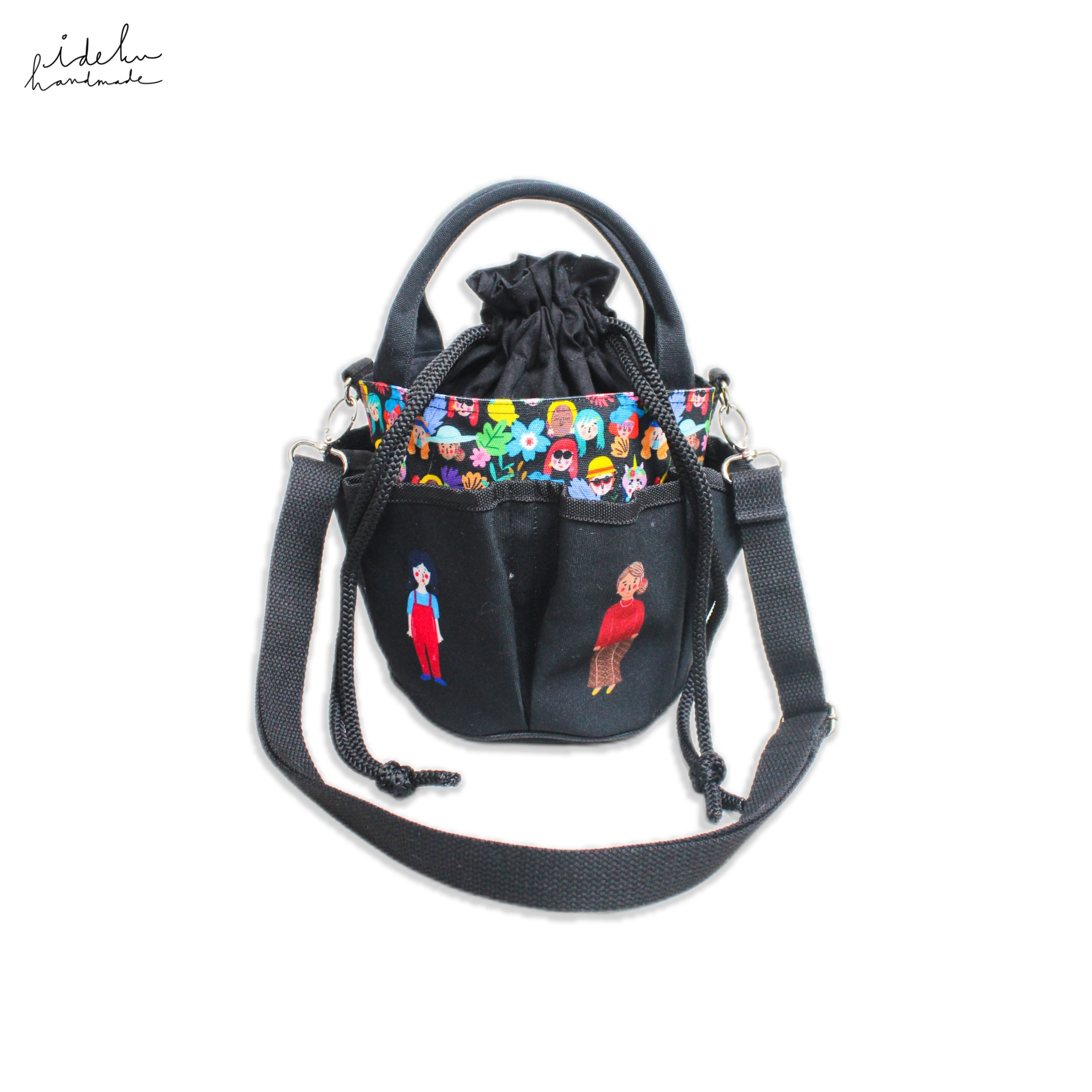 Black Faces Saba Bag