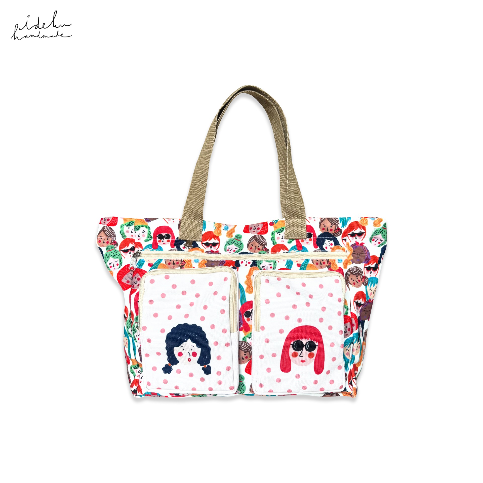 Classic Faces Travel Bag