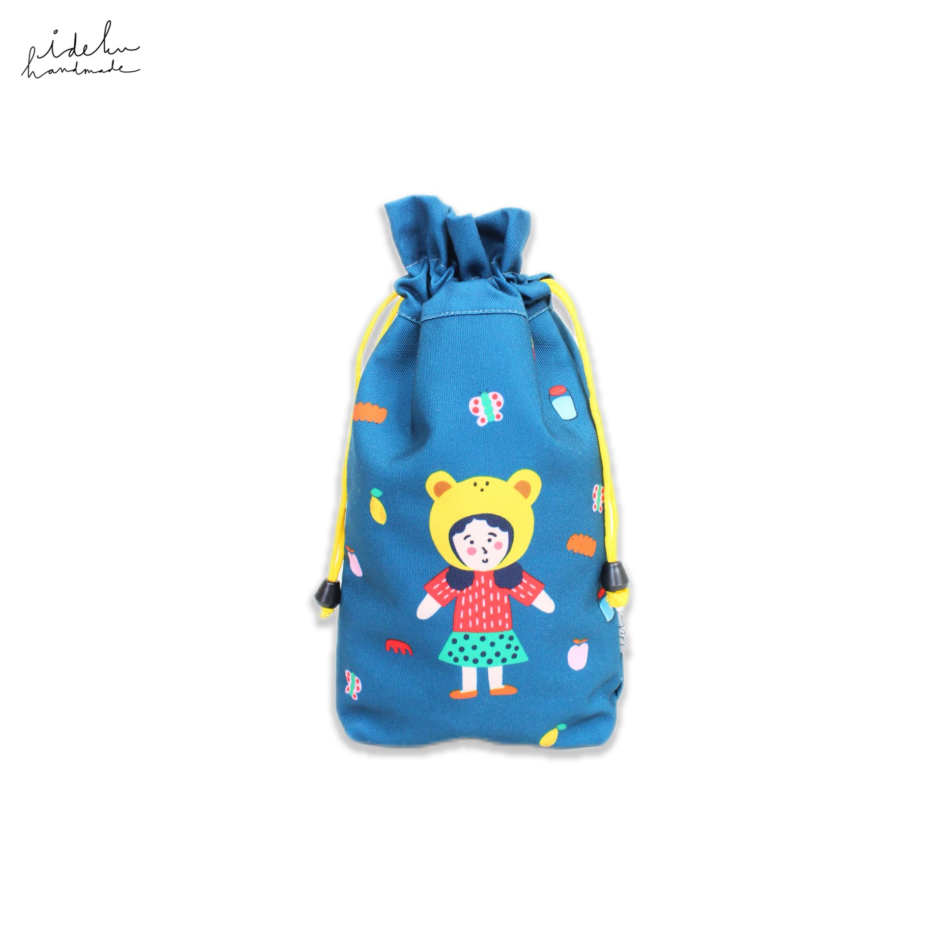 Cheeky Faces Drawstring Pouch
