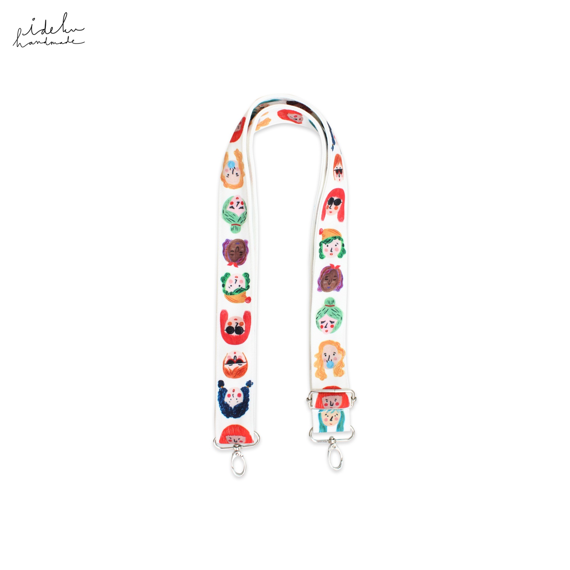 Classic Faces Bag Strap