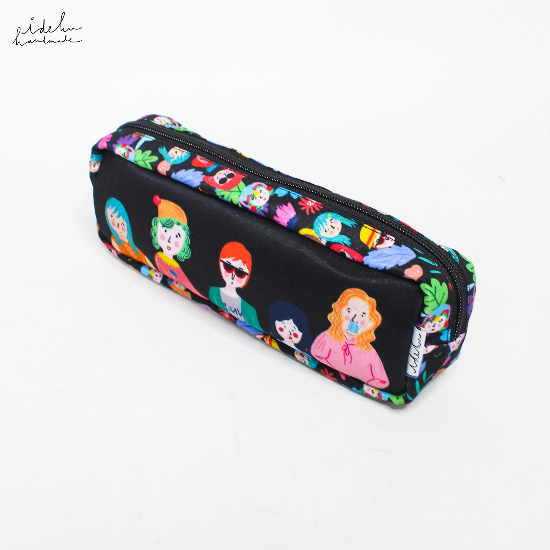 Black Faces Pencil Pouch