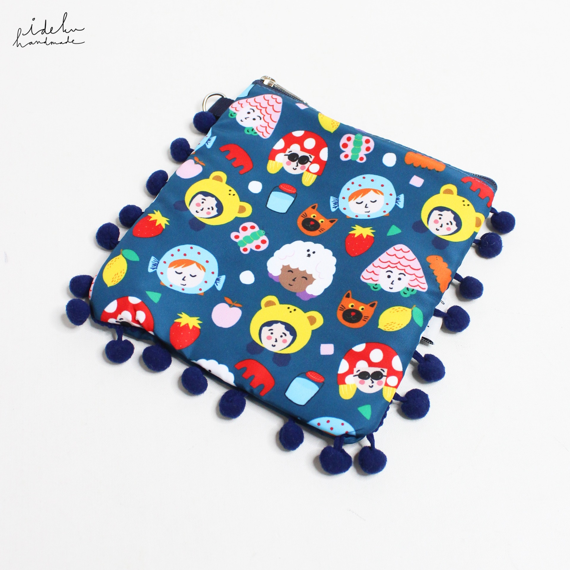 Cheeky Faces Pompom Pouch