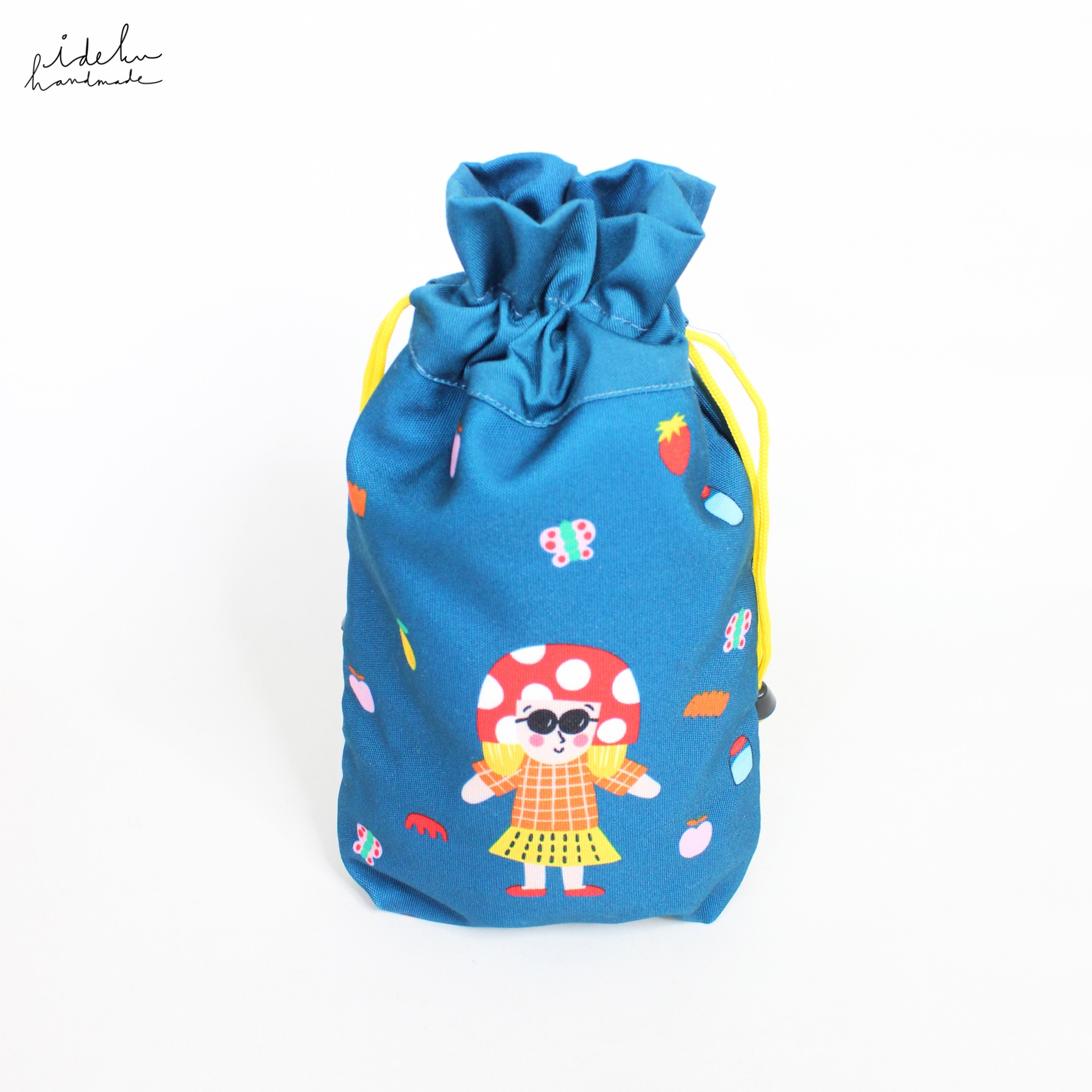 Cheeky Faces Drawstring Pouch