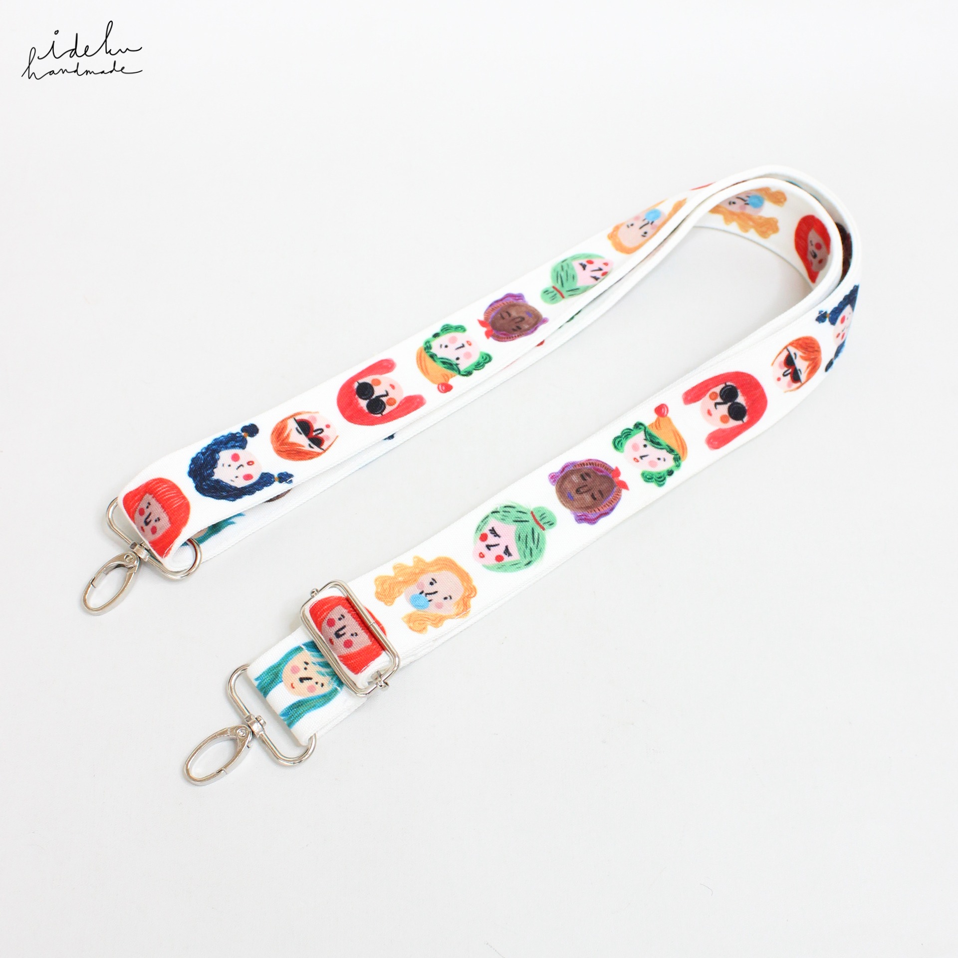 Classic Faces Bag Strap
