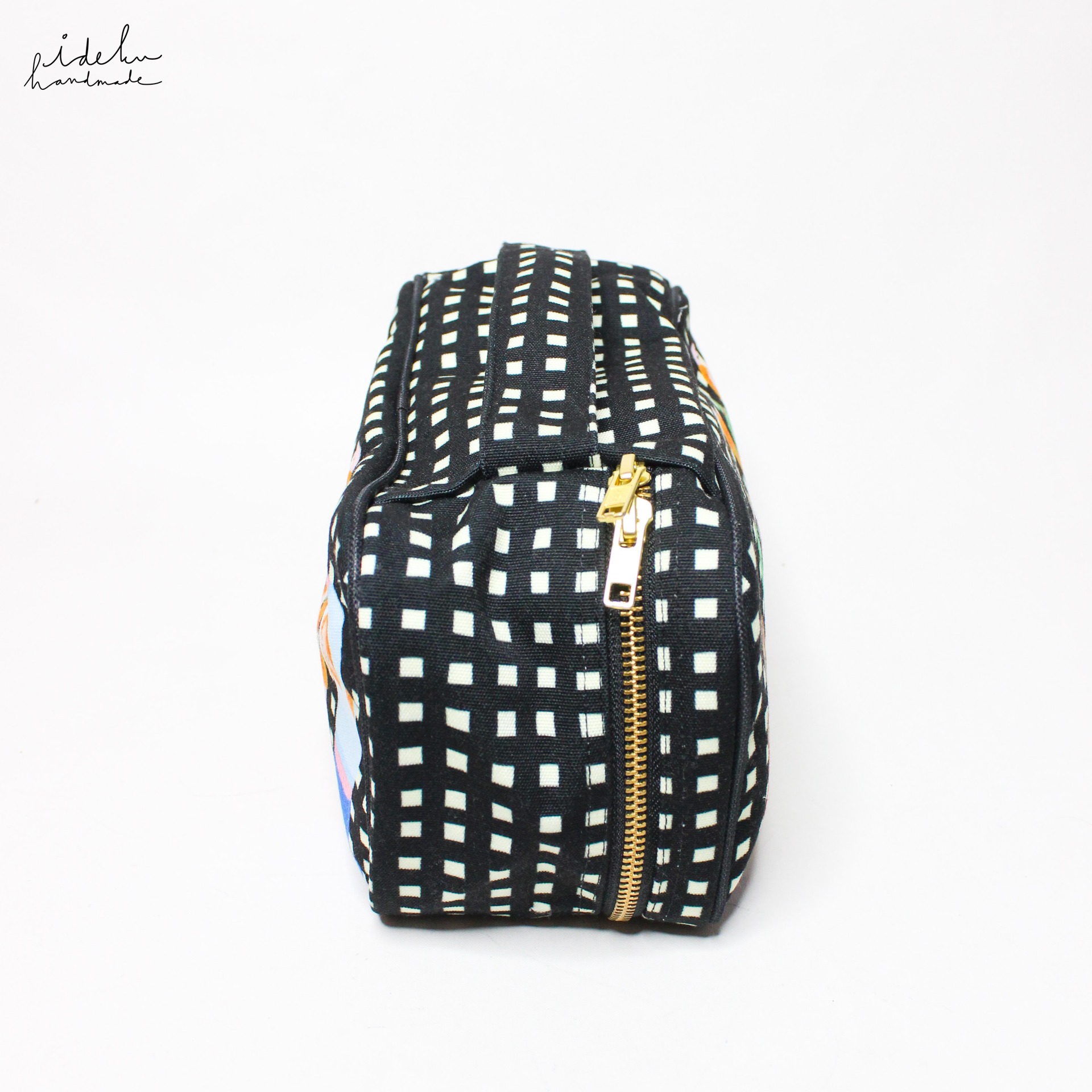 Fancy Faces Black Underwear Pouch