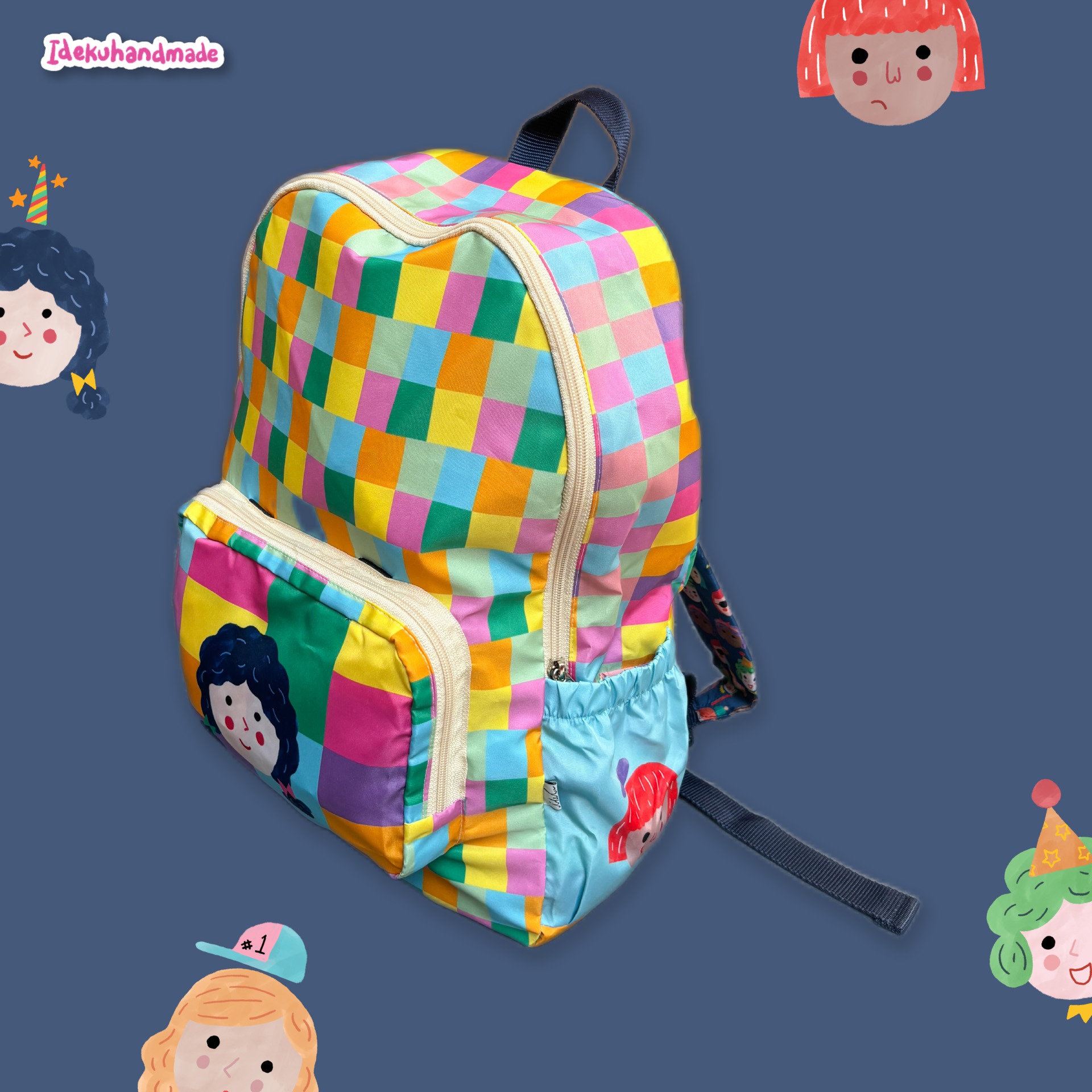 Party Faces 2.0 Foldable Backpack