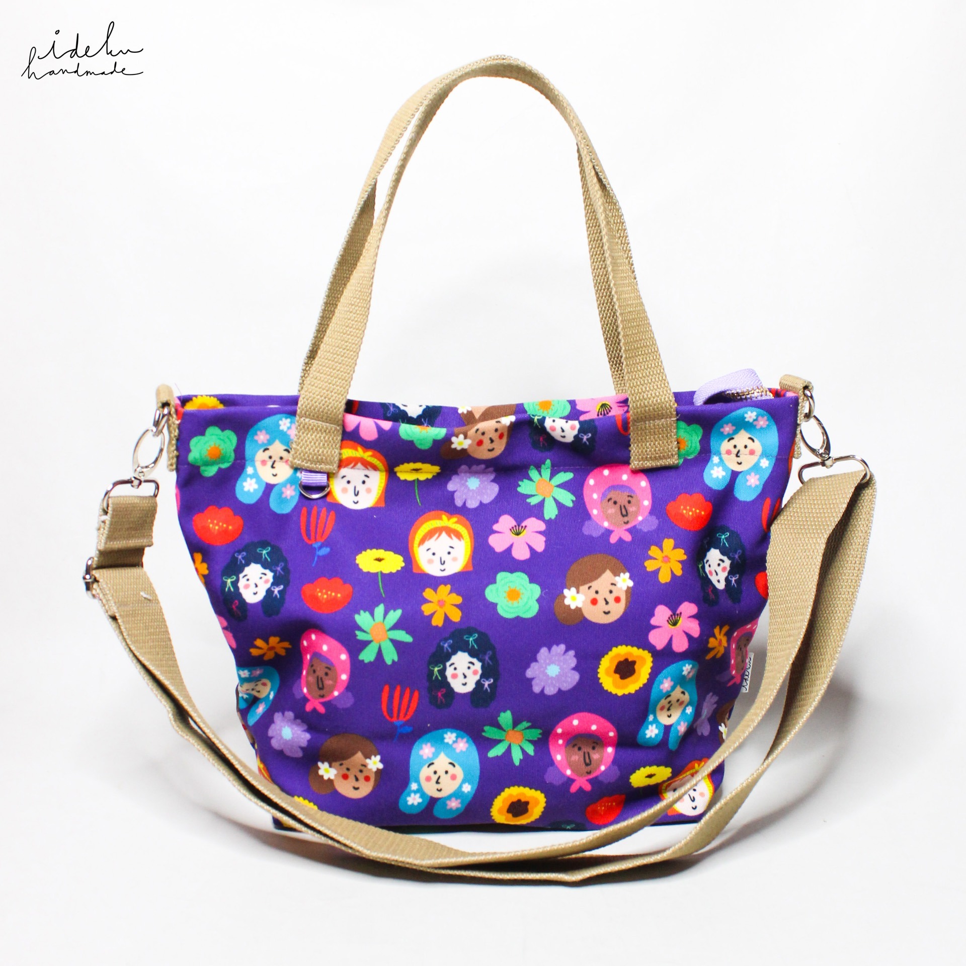 Lucky Faces Mini Tote Bag