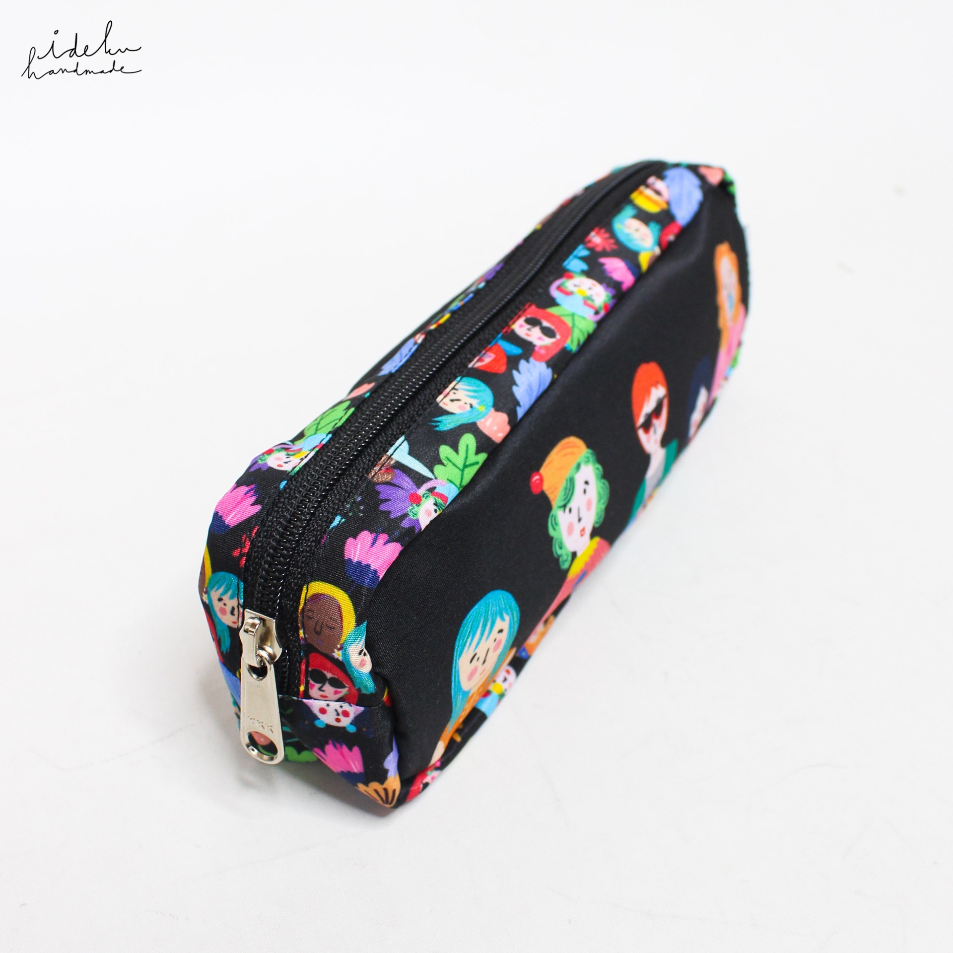 Black Faces Pencil Pouch