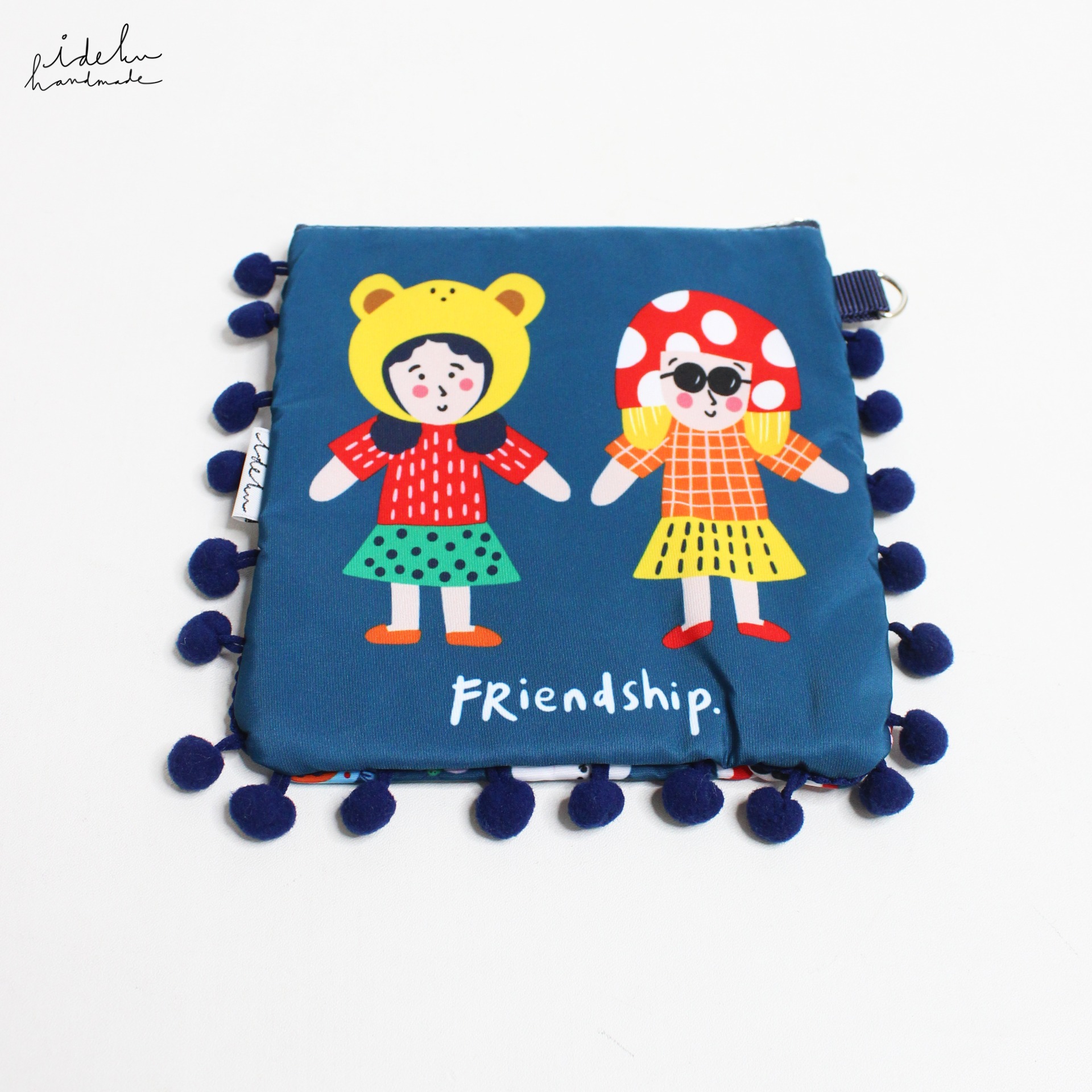 Cheeky Faces Pompom Pouch