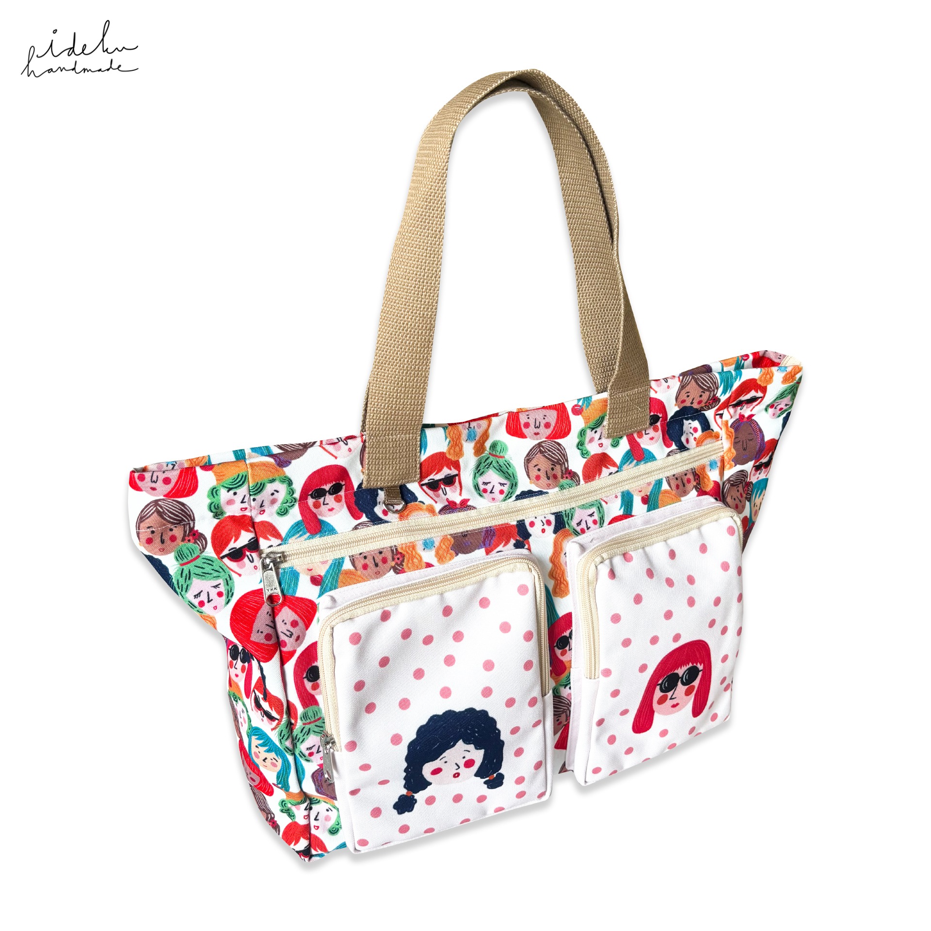 Classic Faces Travel Bag