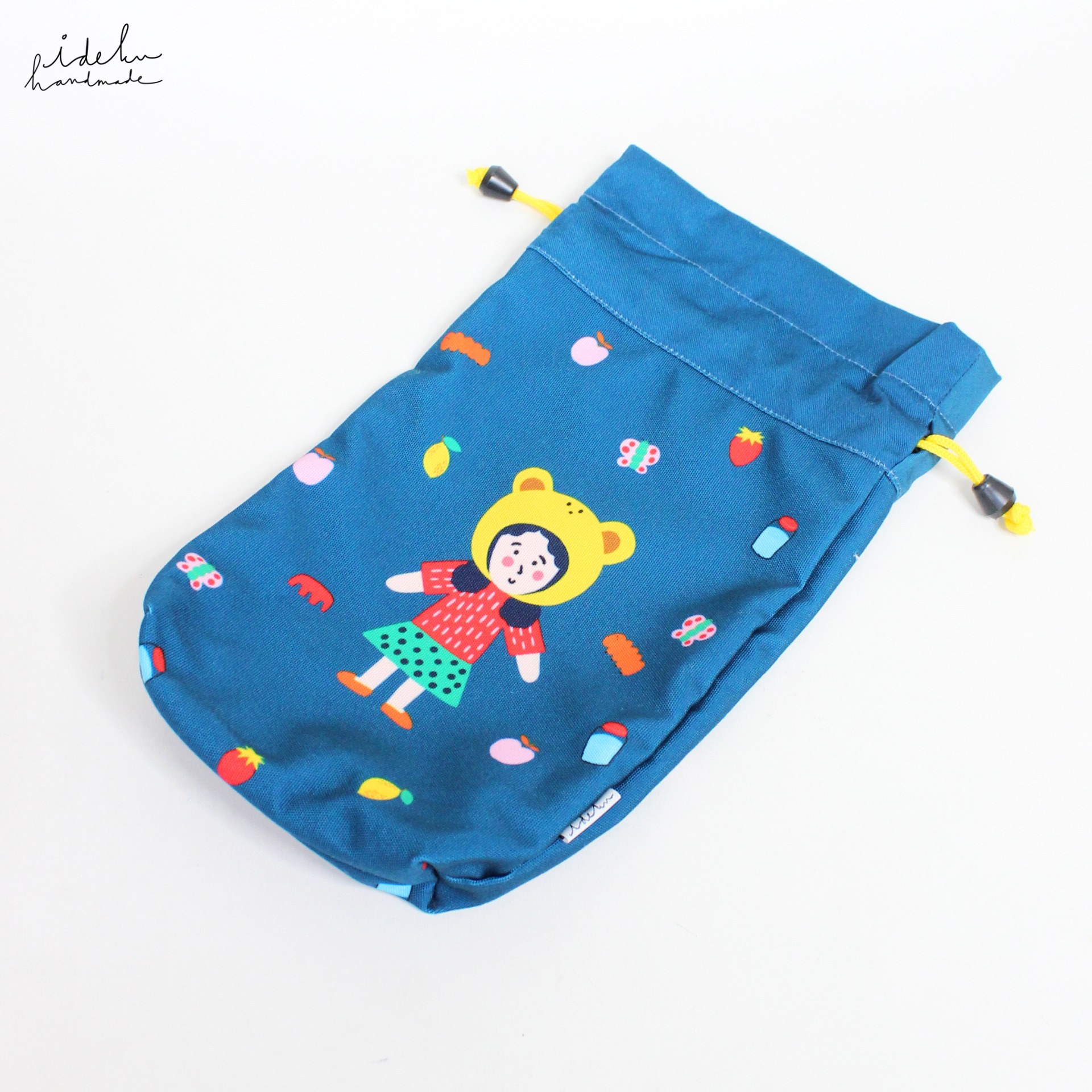 Cheeky Faces Drawstring Pouch