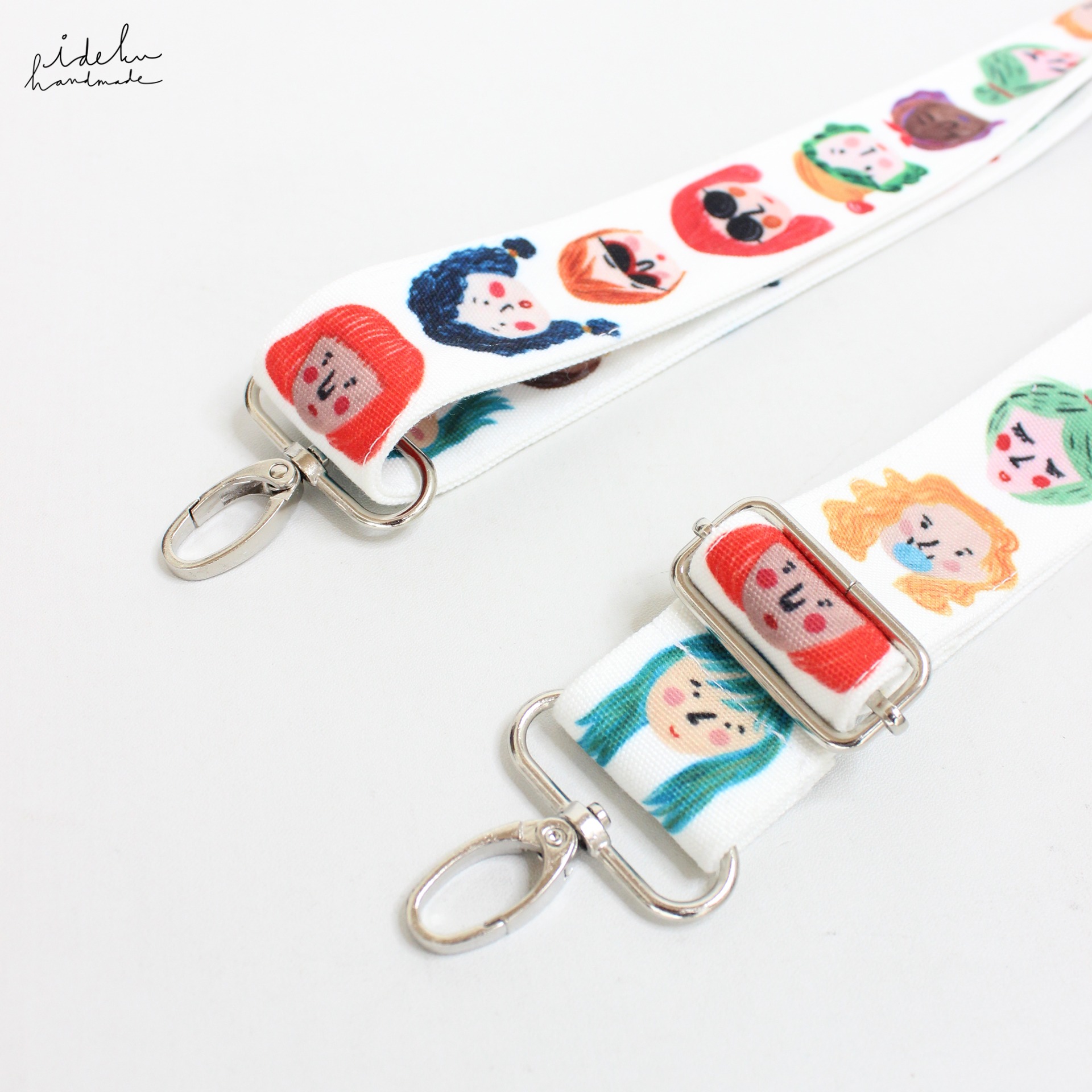 Classic Faces Bag Strap