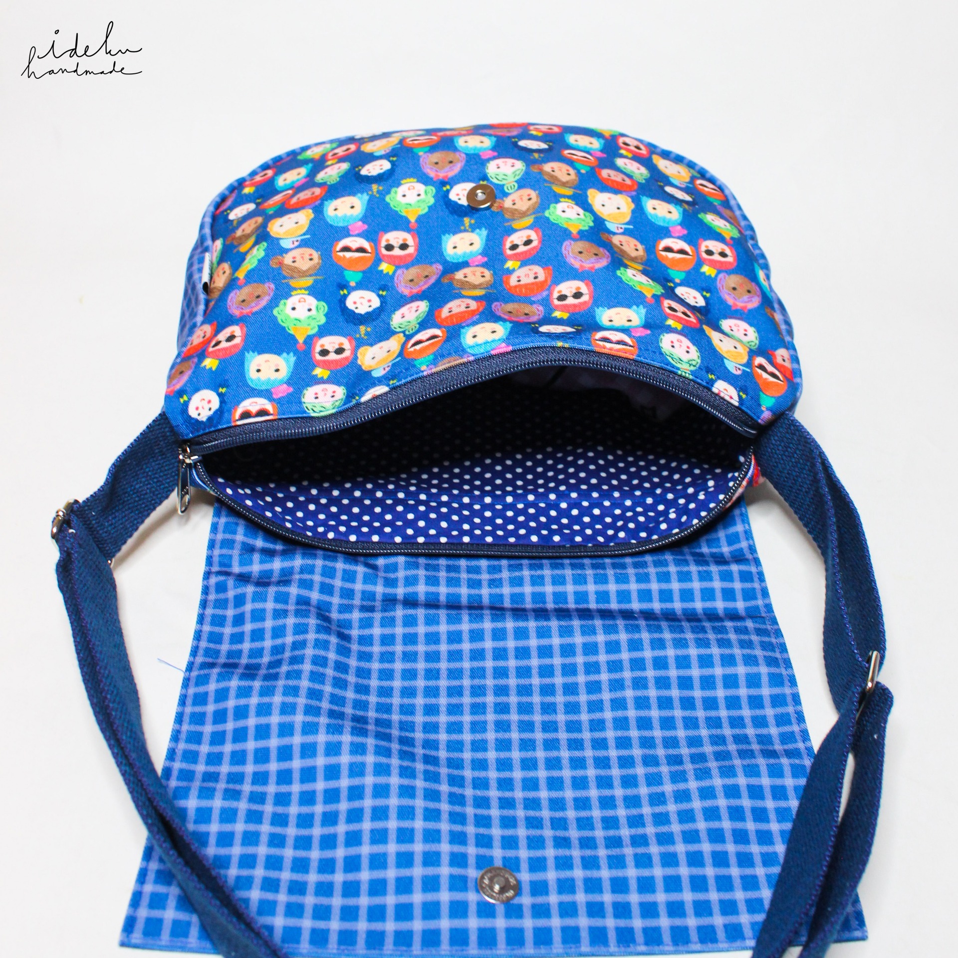 Party Faces Postman Bag