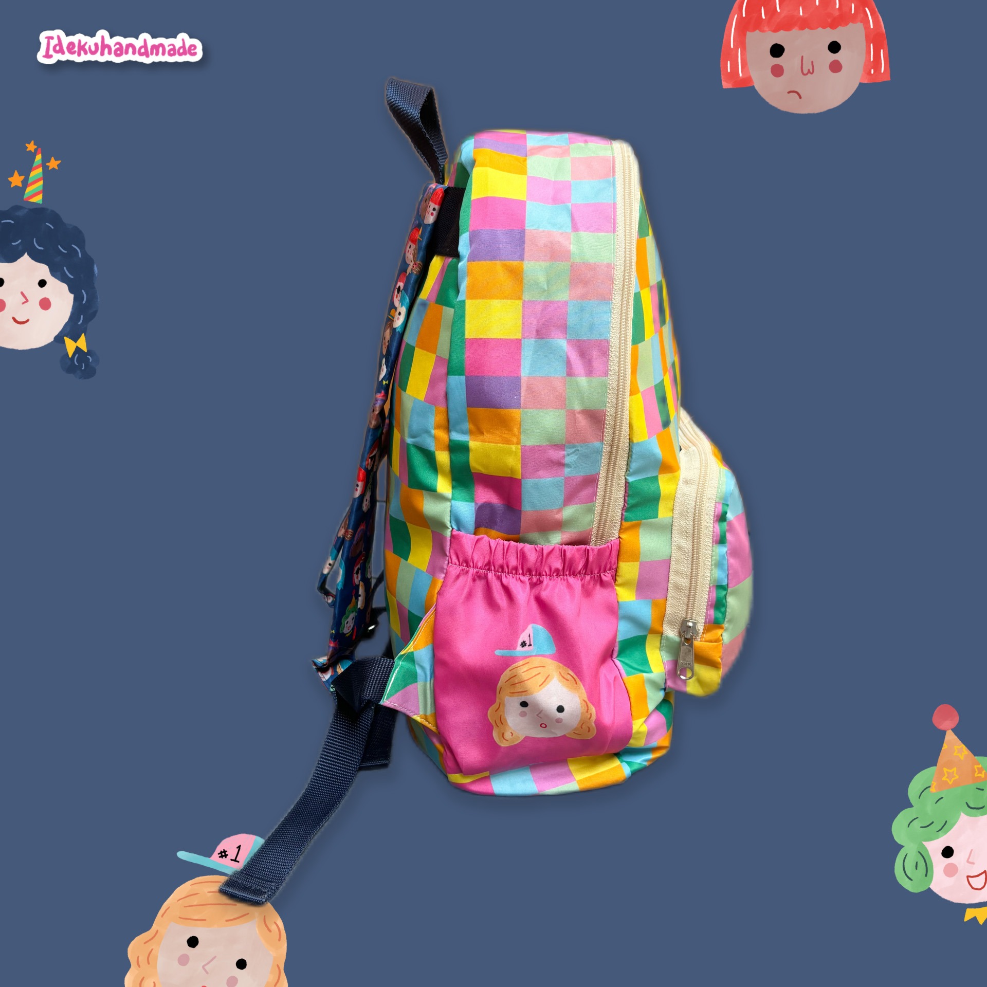 Party Faces 2.0 Foldable Backpack
