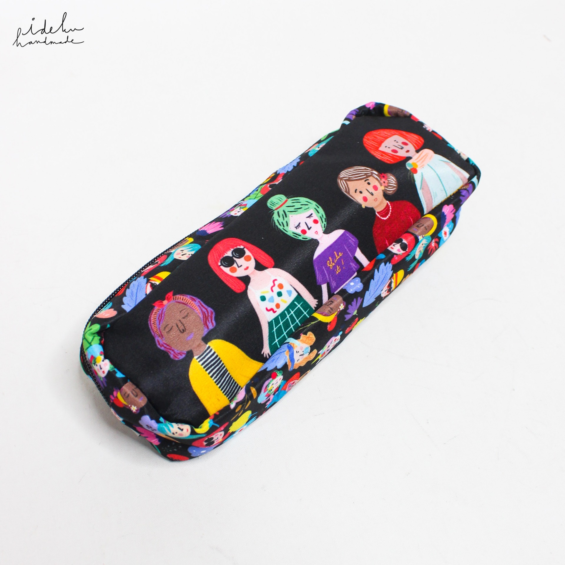 Black Faces Pencil Pouch
